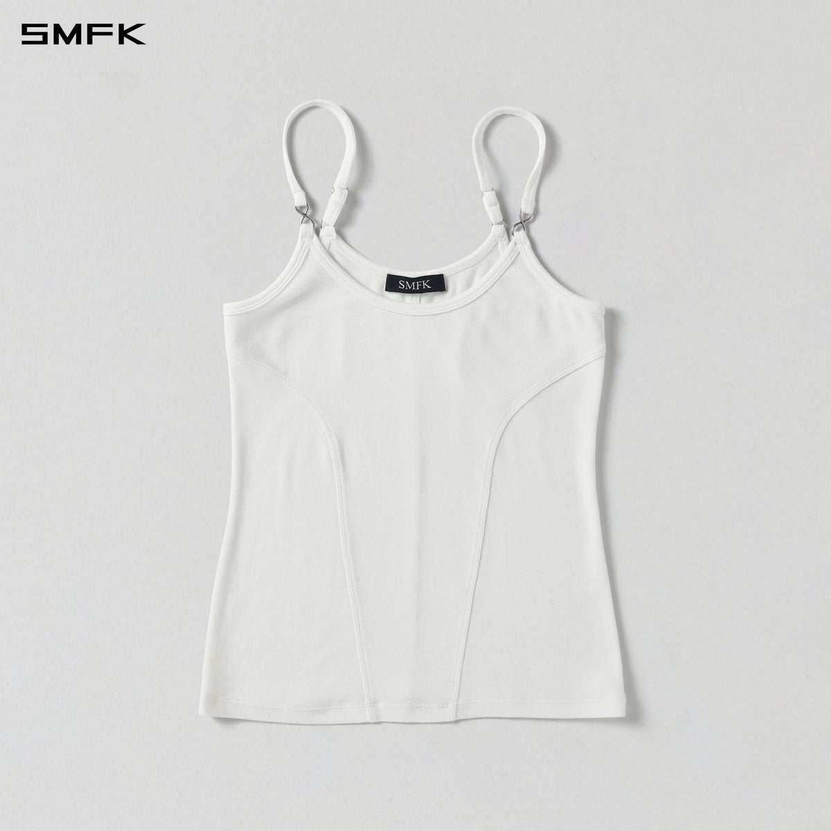 MYTH AEOLUS LONG CAMISOLE/LENZING TENCEL +WOOL CLOUD WHITE