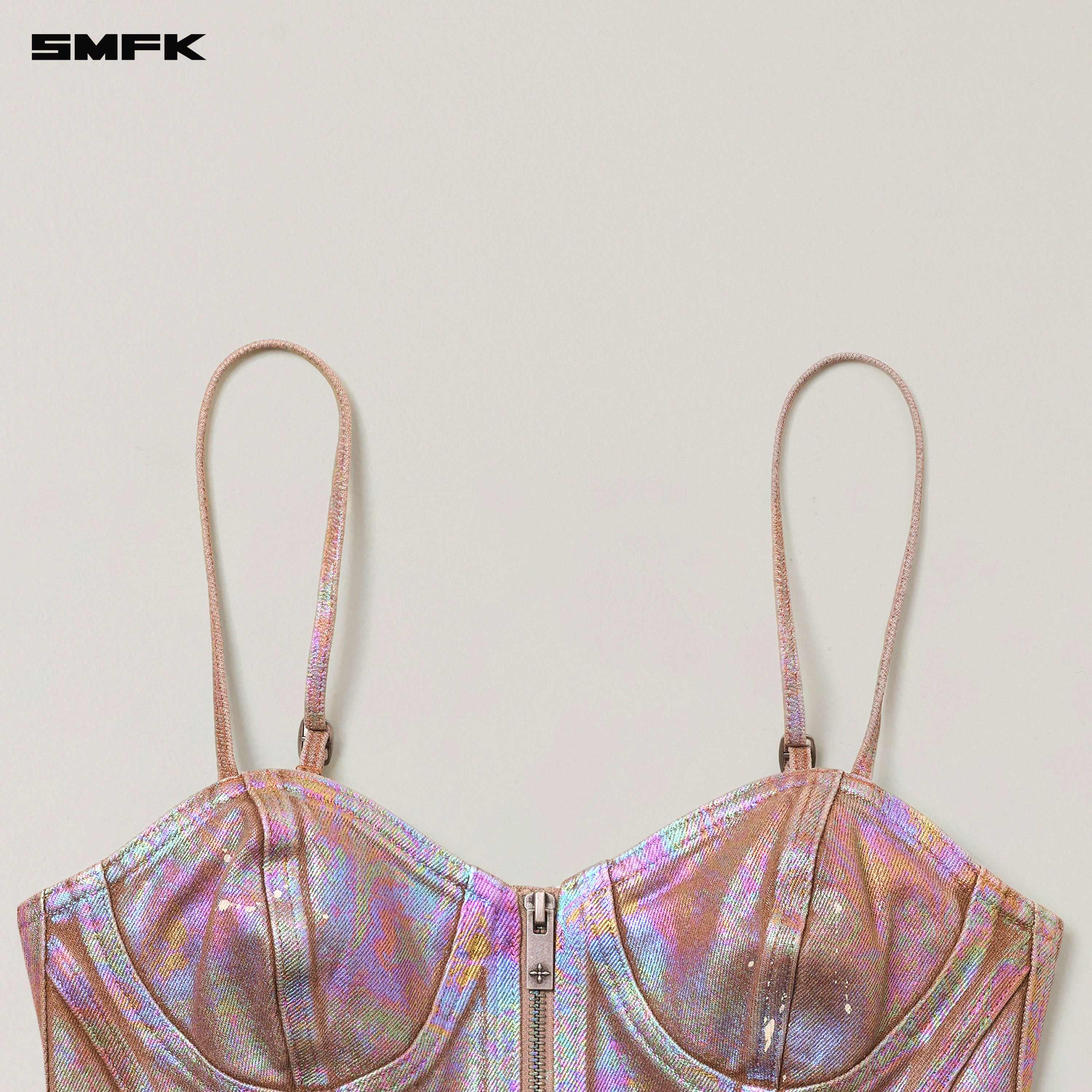 RAGE WILD ORIGIN FANTASY HANDCRAFT DENIM BRA TANK FANTASY LAND