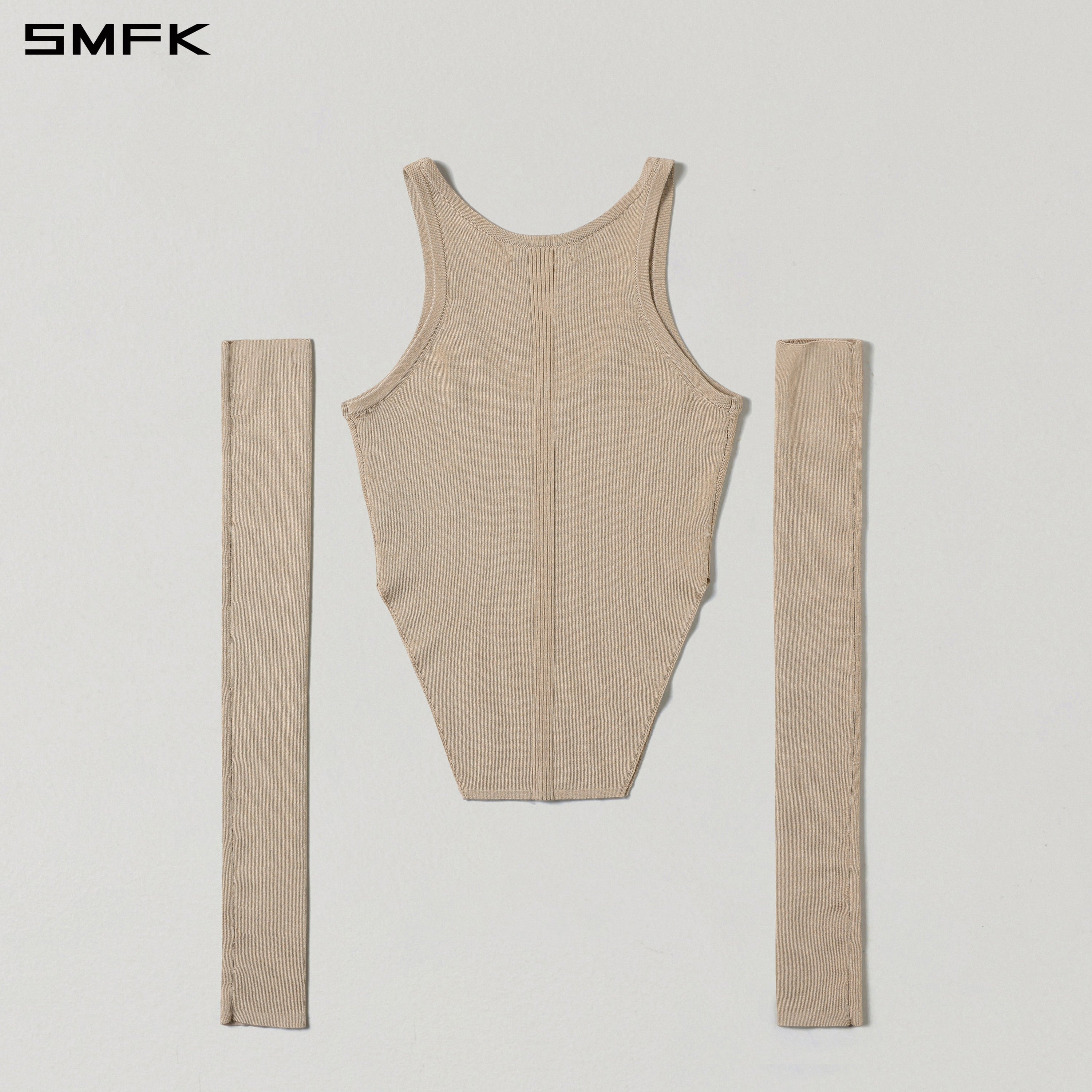 MYTH SIREN SLIM KNIT VEST/TENCEL+SILK FRESH SKIN