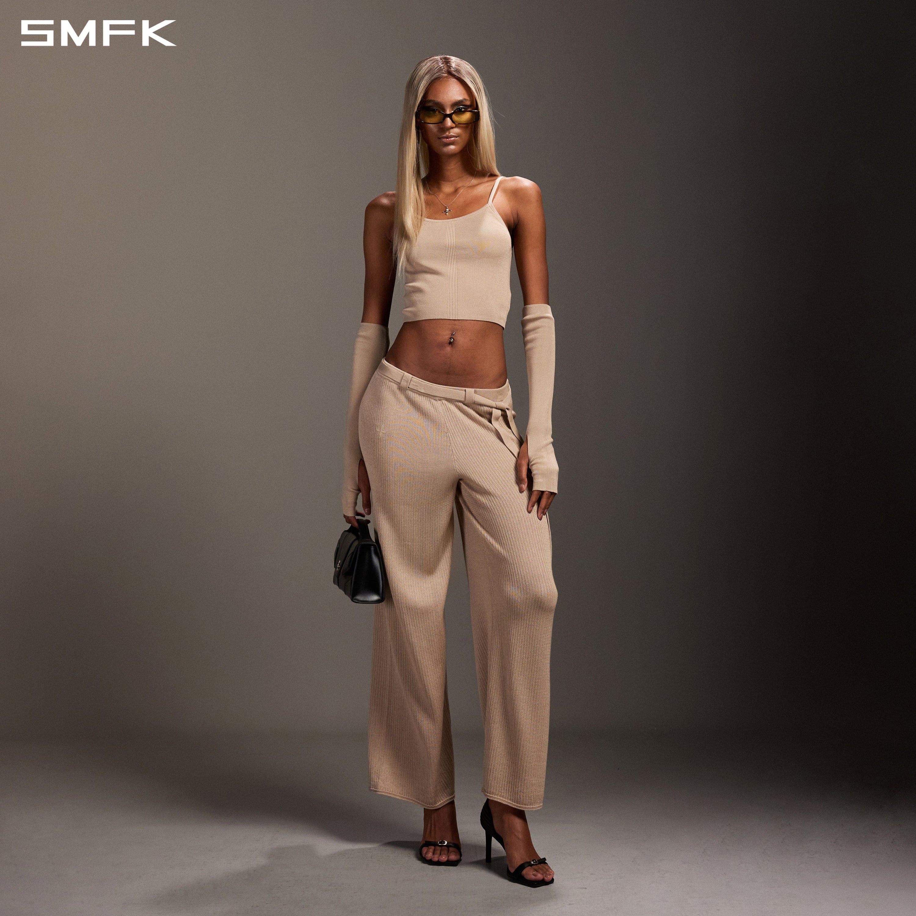 MYTH SEER SLIM KNIT CAMISOLE/TENCEL+SILK FRESH SKIN