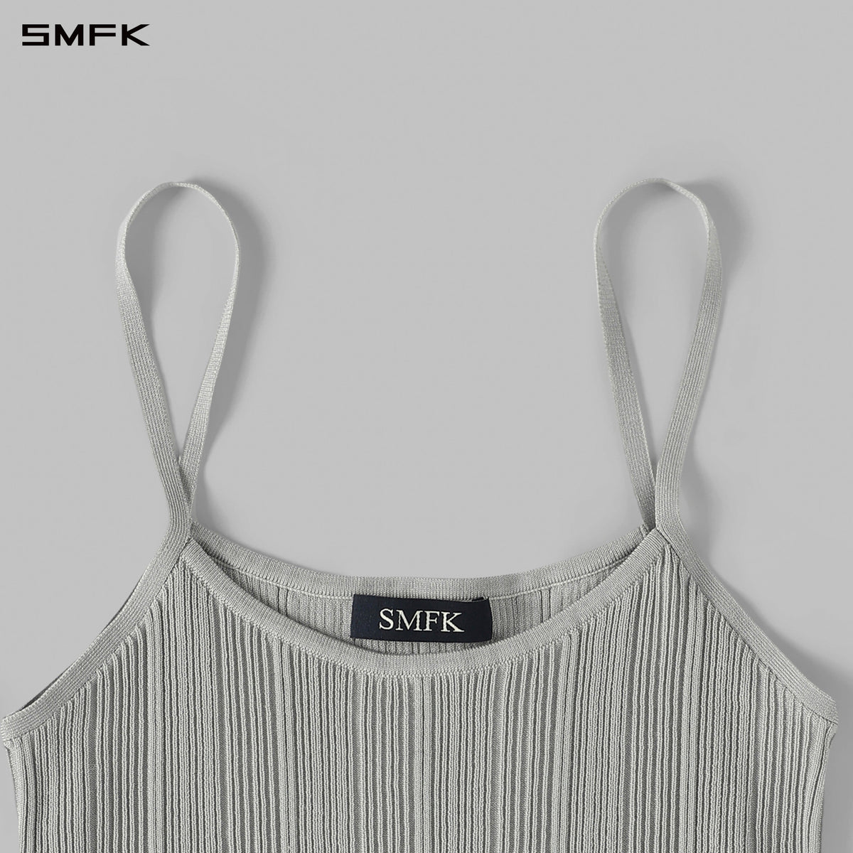 MYTH SIREN CRUISE KNIT CAMISOLE SUIT/LENZING TENCEL+SILK+COTTON GLACIER GREY