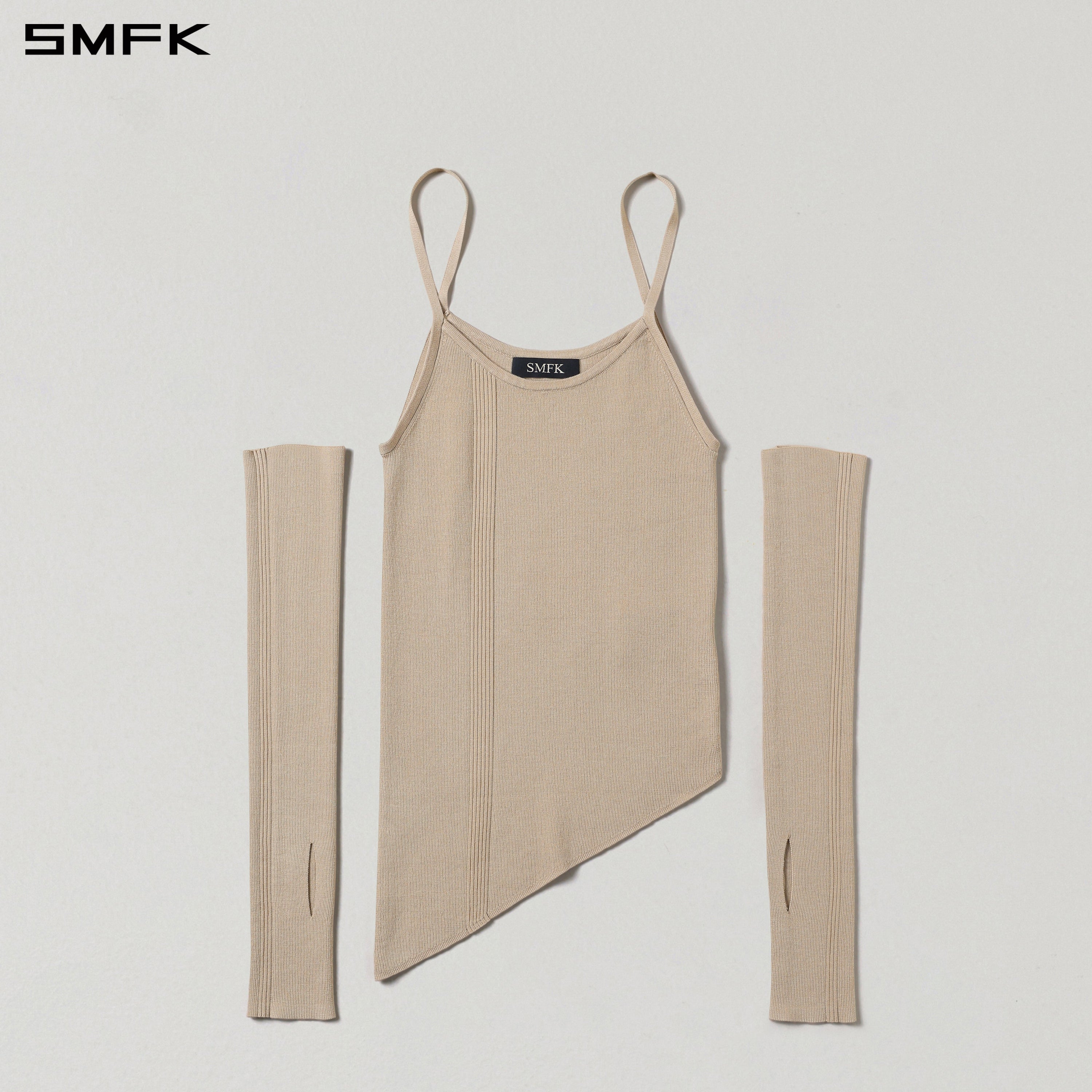 MYTH AEOLUS ASYMMETRY SLIM KNIT /TENCEL+SILK FRESH SKIN