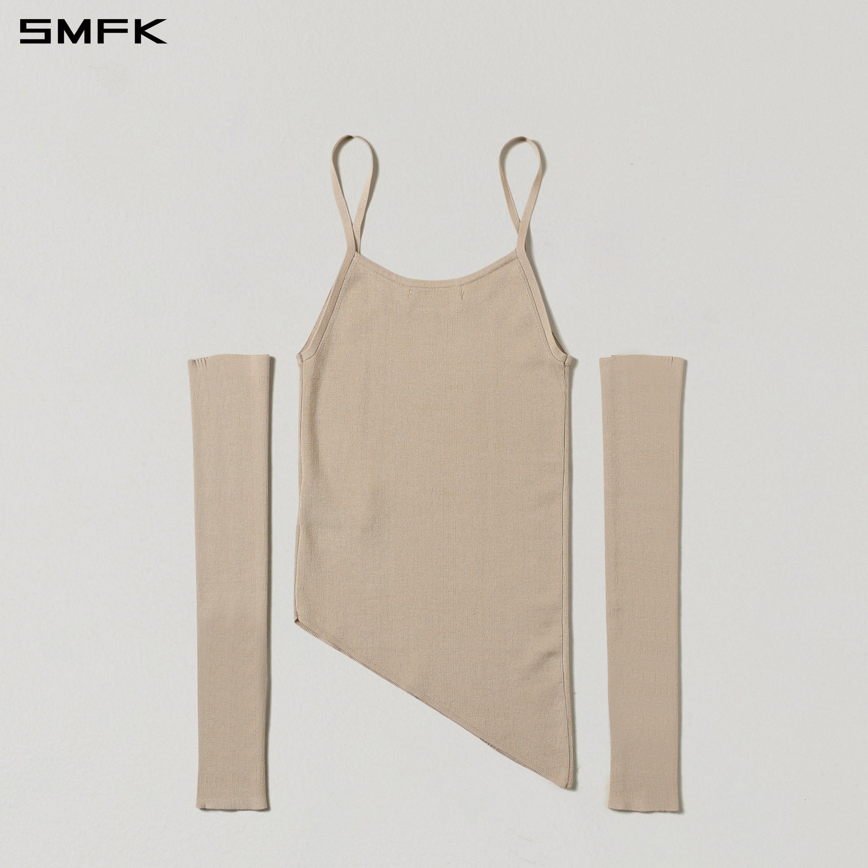 MYTH AEOLUS ASYMMETRY SLIM KNIT /TENCEL+SILK FRESH SKIN