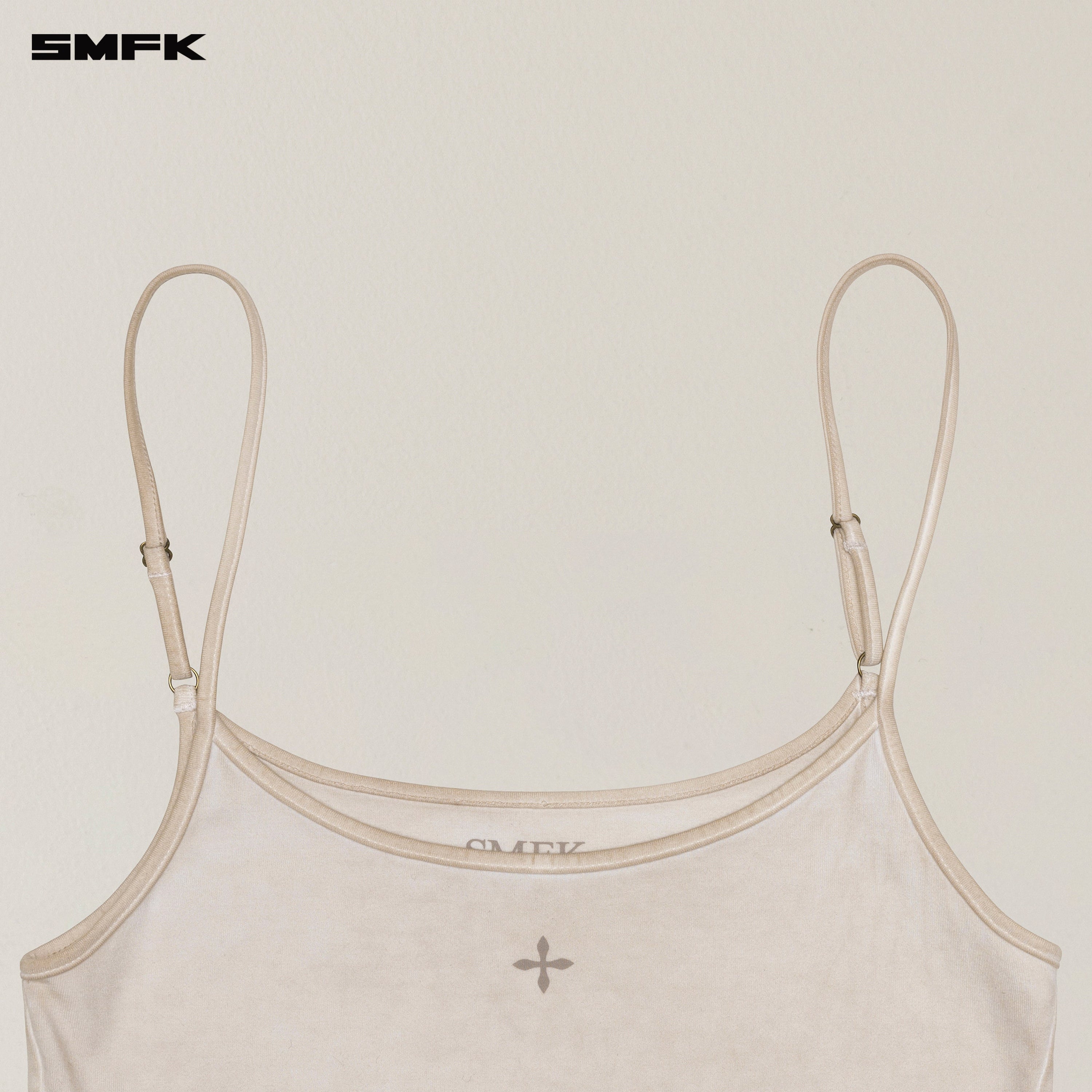 VINTAGE STORM FADE DYE SPORTS CAMISOLE FADING WHITE