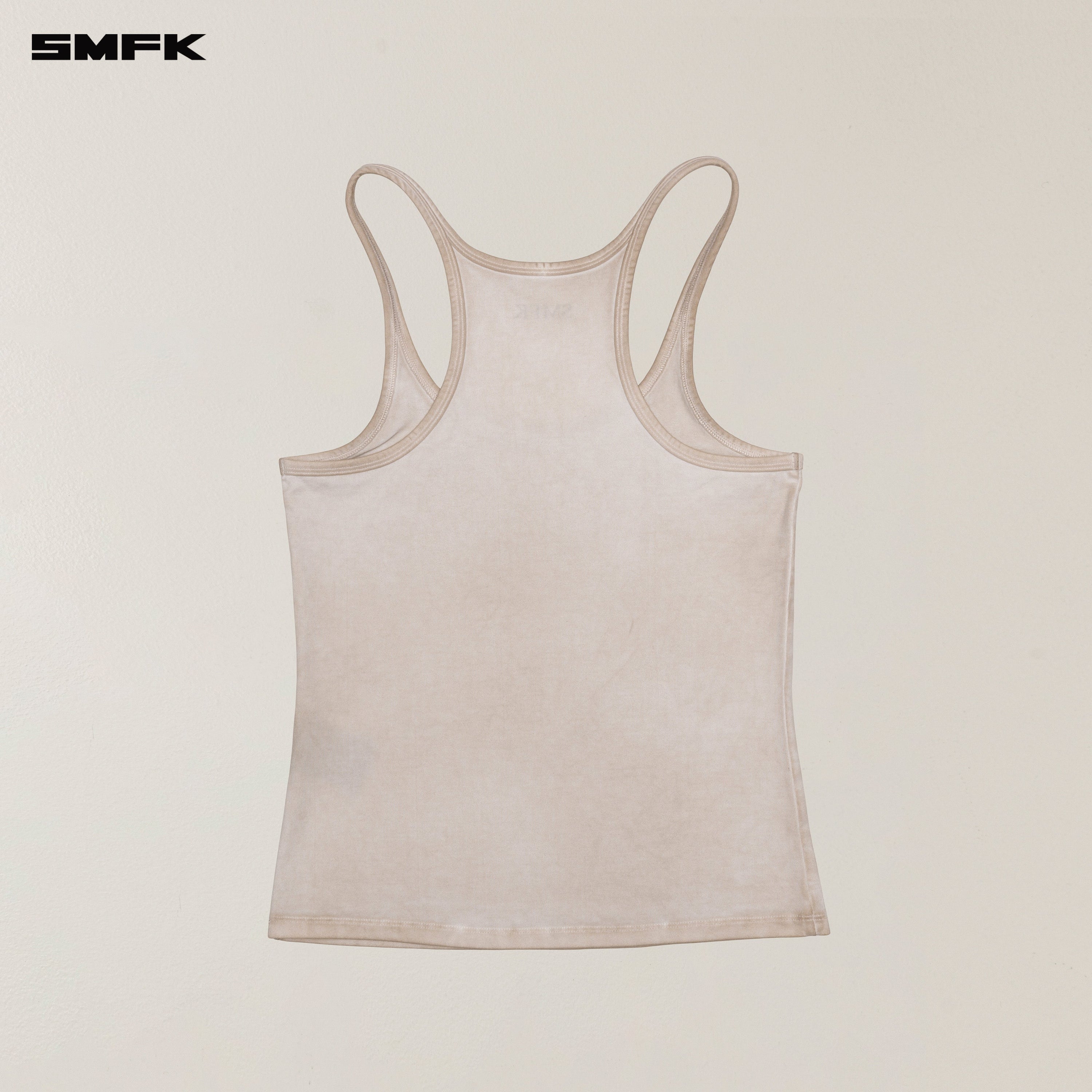 VINTAGE STORM FADE DYE LONG CAMISOLE FADING WHITE