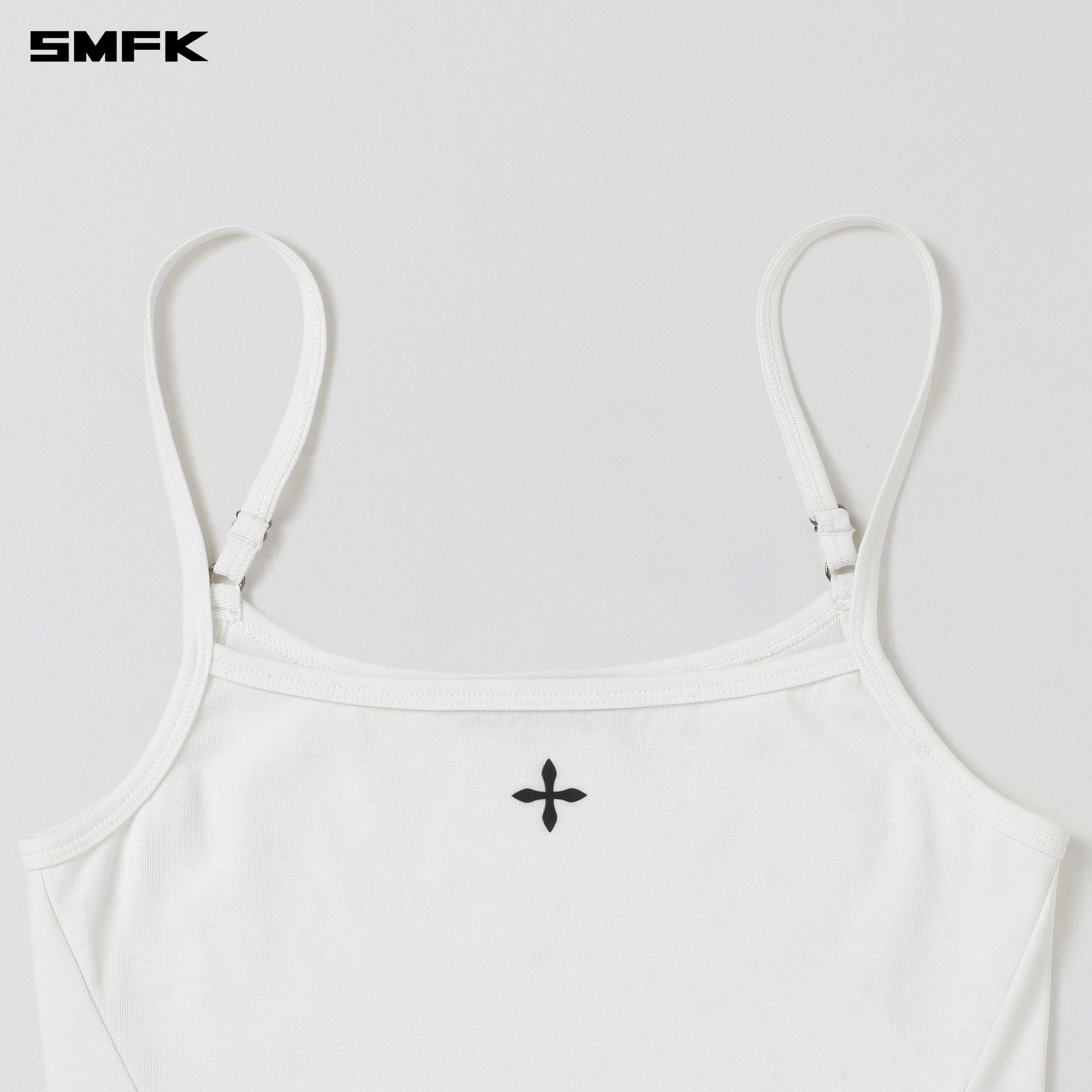 VINTAGE ROVE FADE SHORT CAMISOLE/COTTON GARMENT DYE CLOUD WHITE