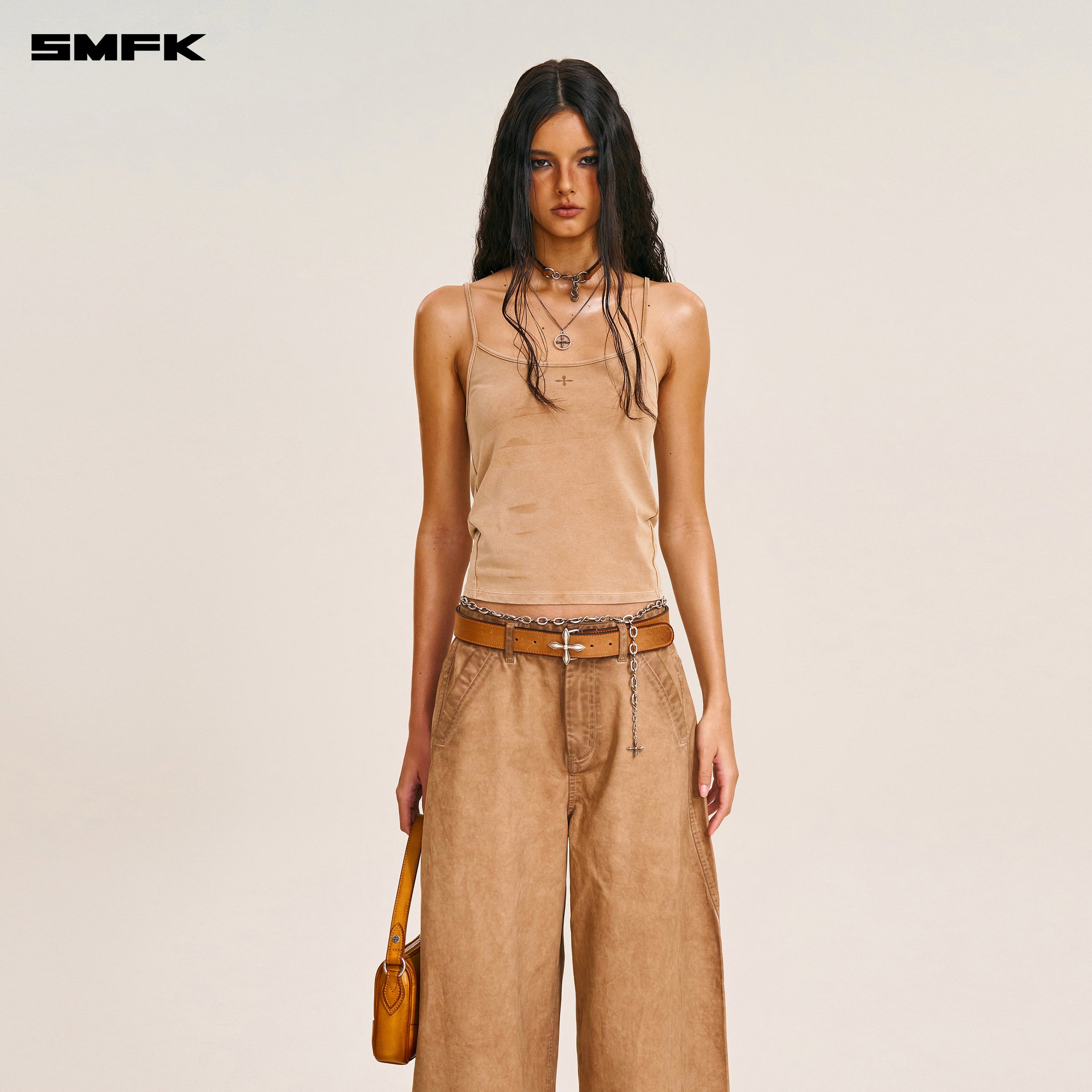 VINTAGE STORM FADE CAMISOLE/FADE DYE VANISH SAND