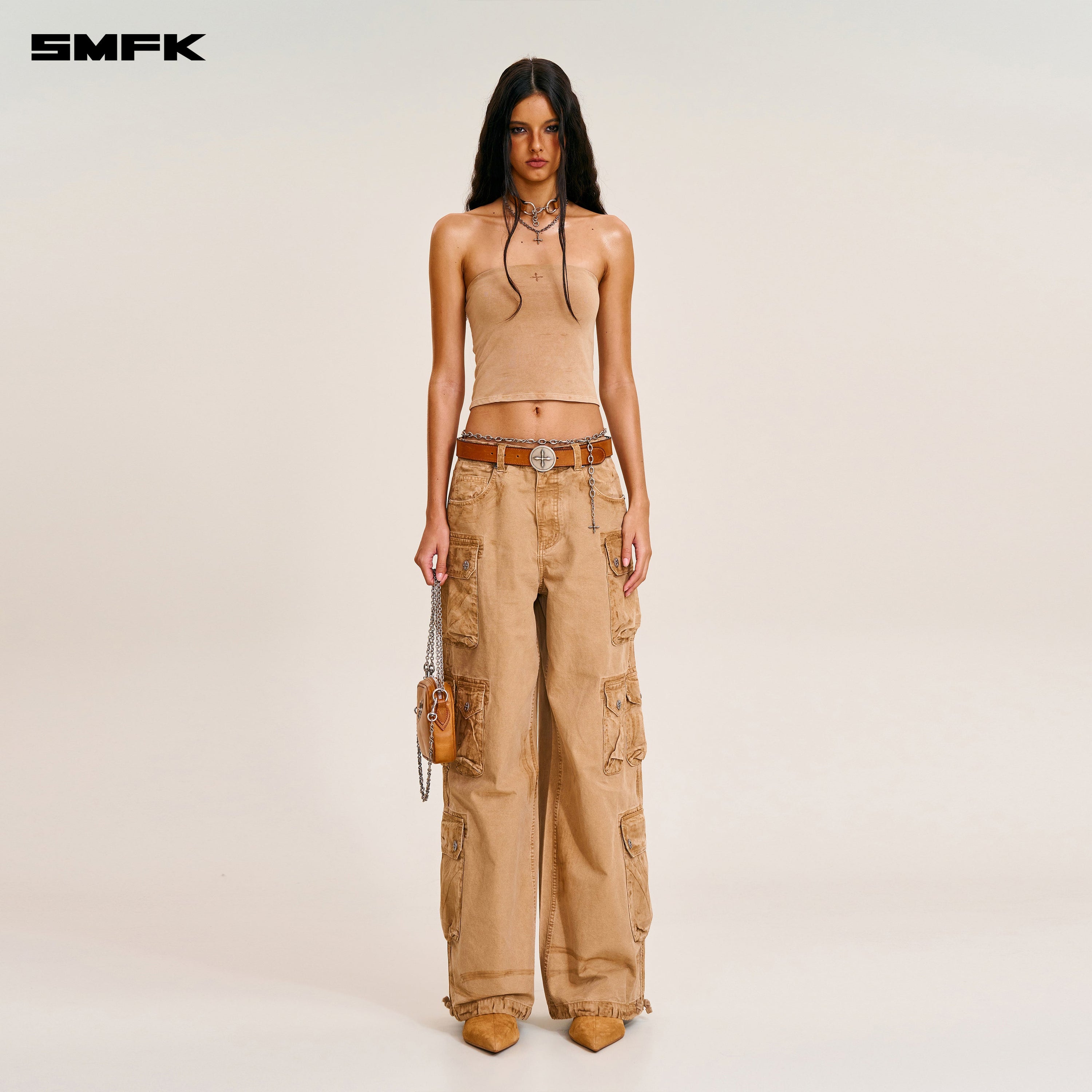VINTAGE STORM FADE BUSTIER/FADE DYE VANISH SAND