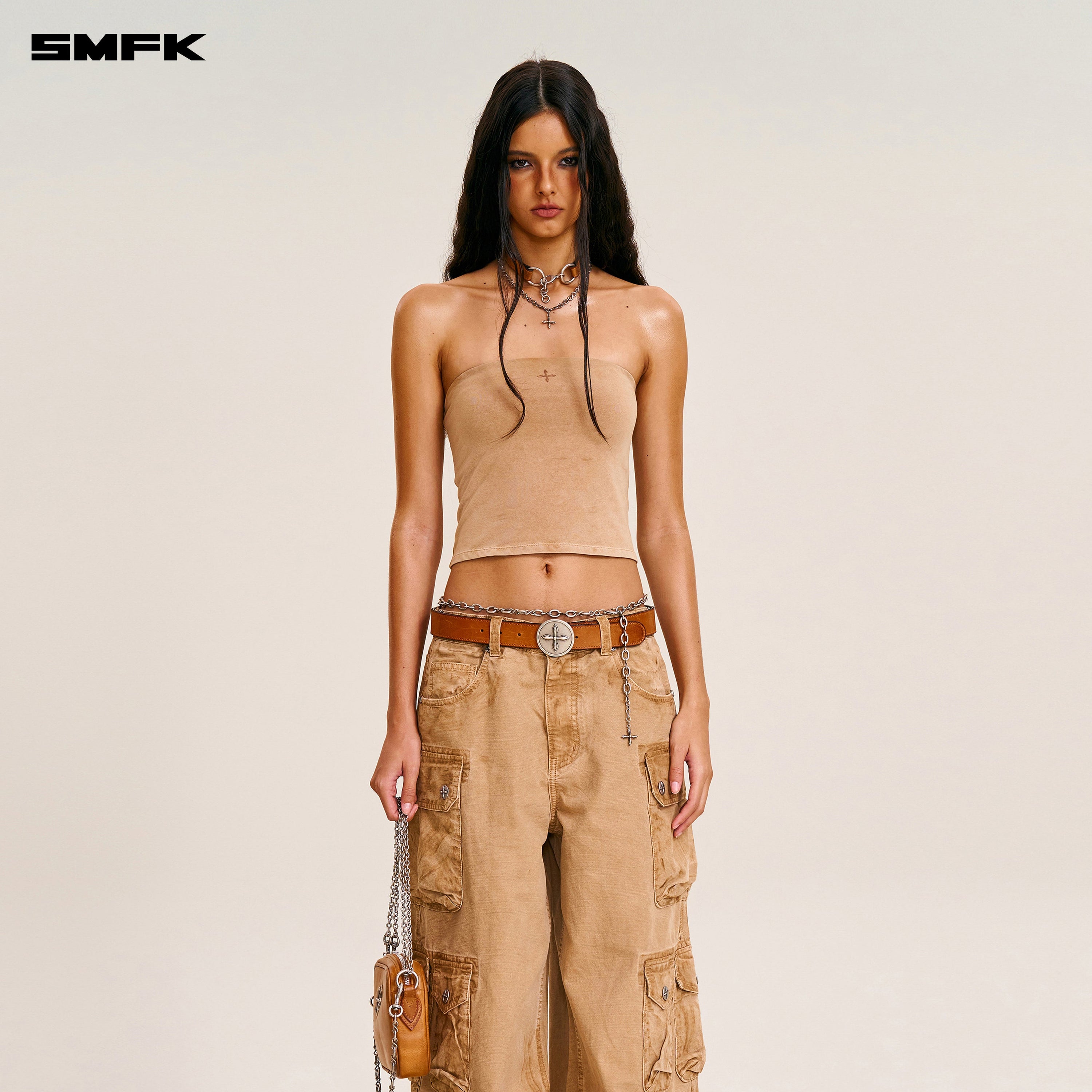 VINTAGE STORM FADE BUSTIER/FADE DYE VANISH SAND
