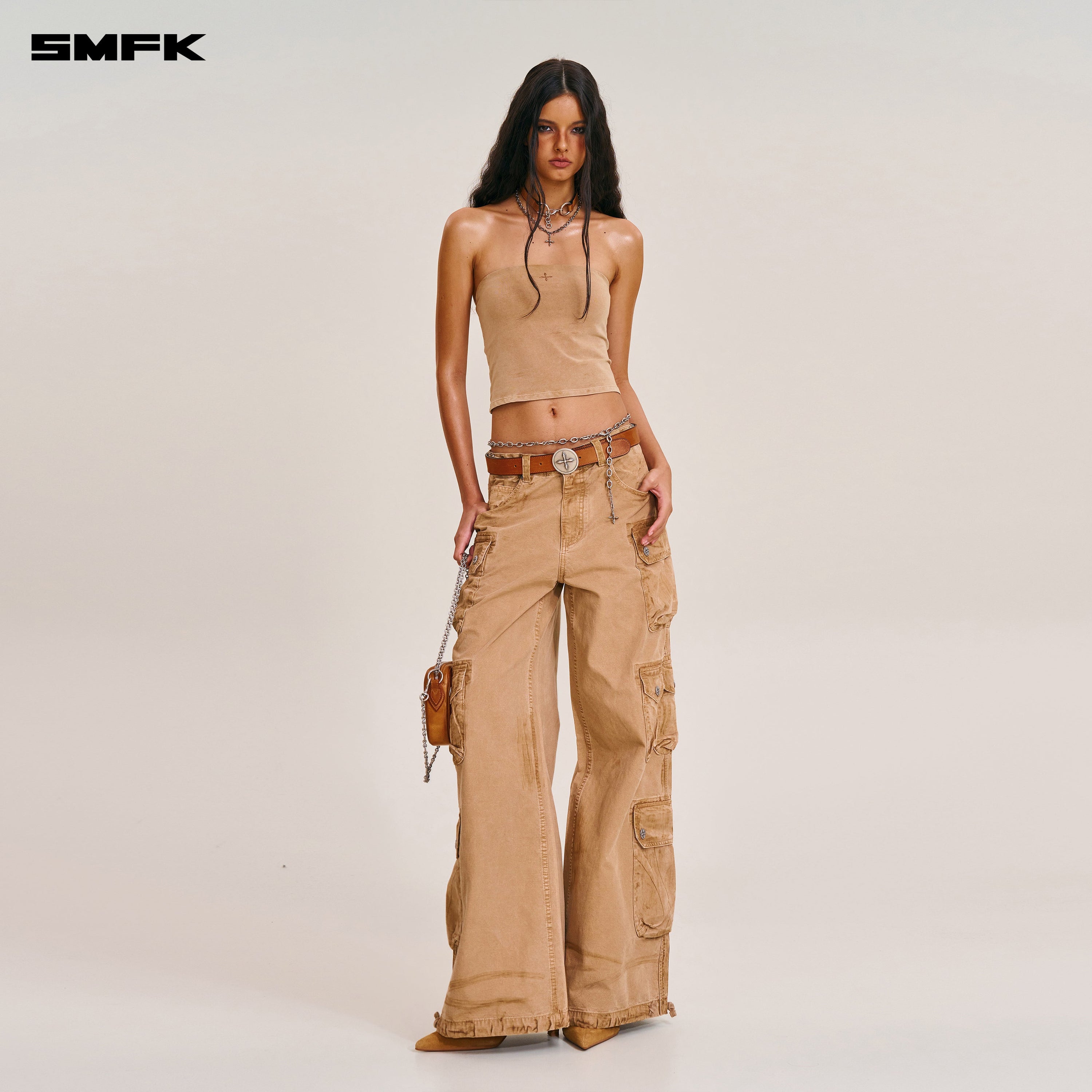 VINTAGE STORM FADE BUSTIER/FADE DYE VANISH SAND