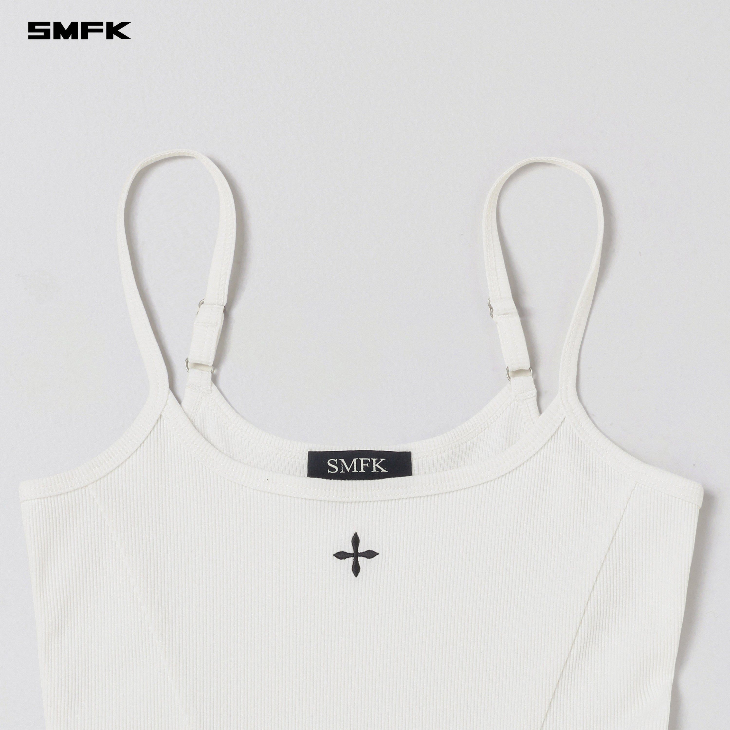 VINTAGE ROVE SILK CAMISOLE/SILK&COTTON CLOUD WHITE