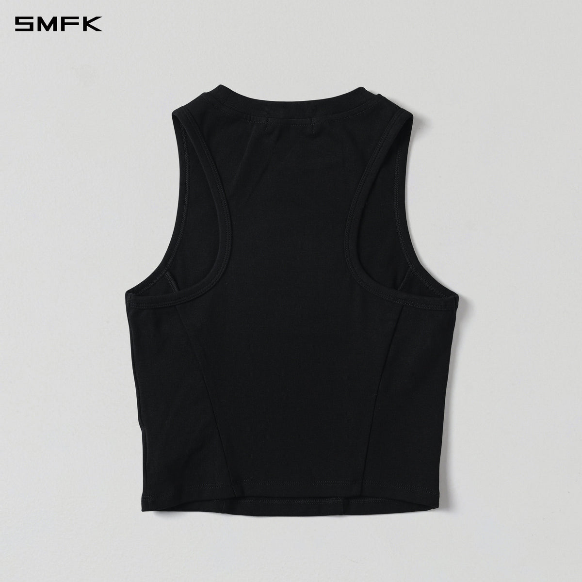 VINTAGE ROUND SHORT VEST/LS-COTTON/W WILD BLACK