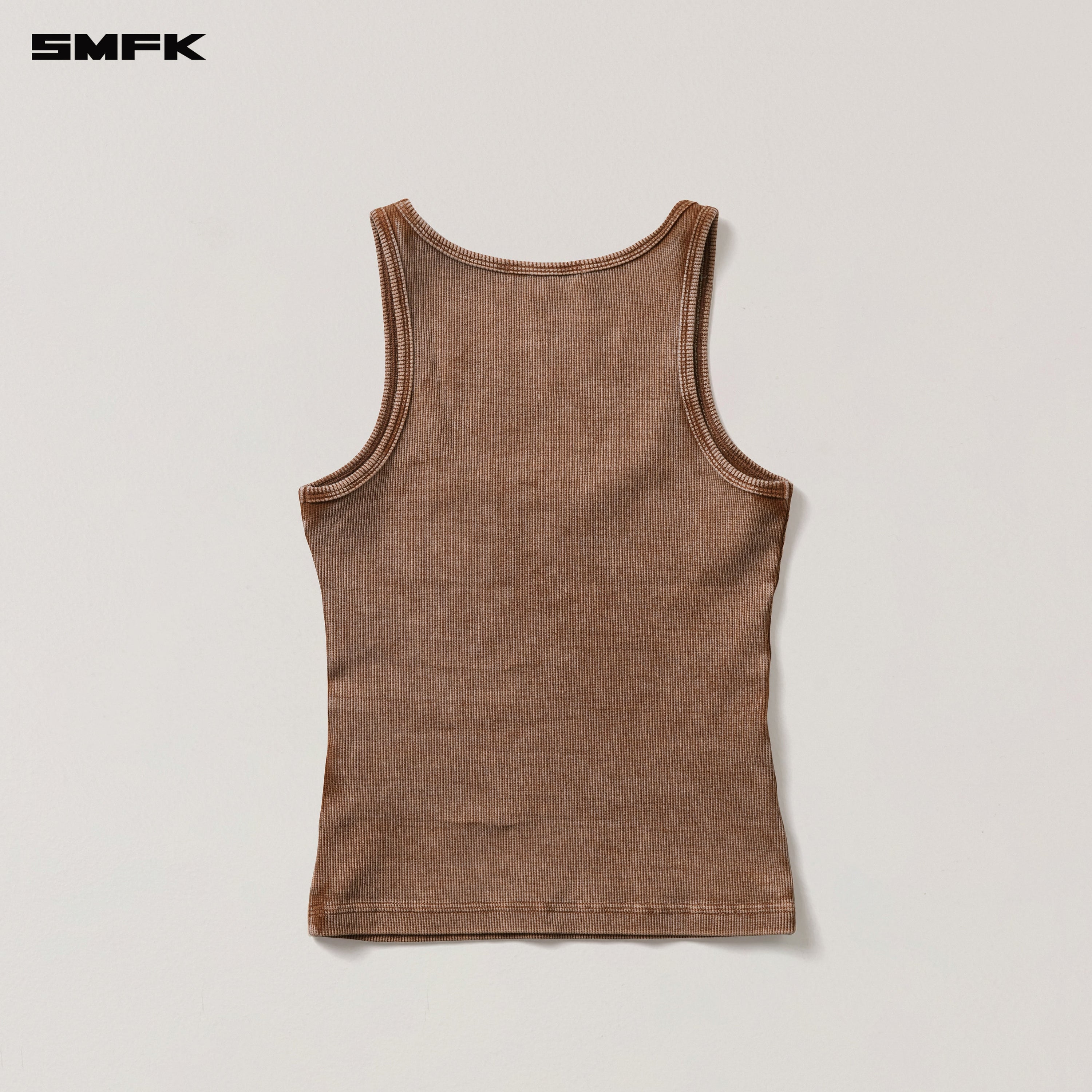 VINTAGE STORM FADE RIDER TANK/FADE DYE VANISH BROWN