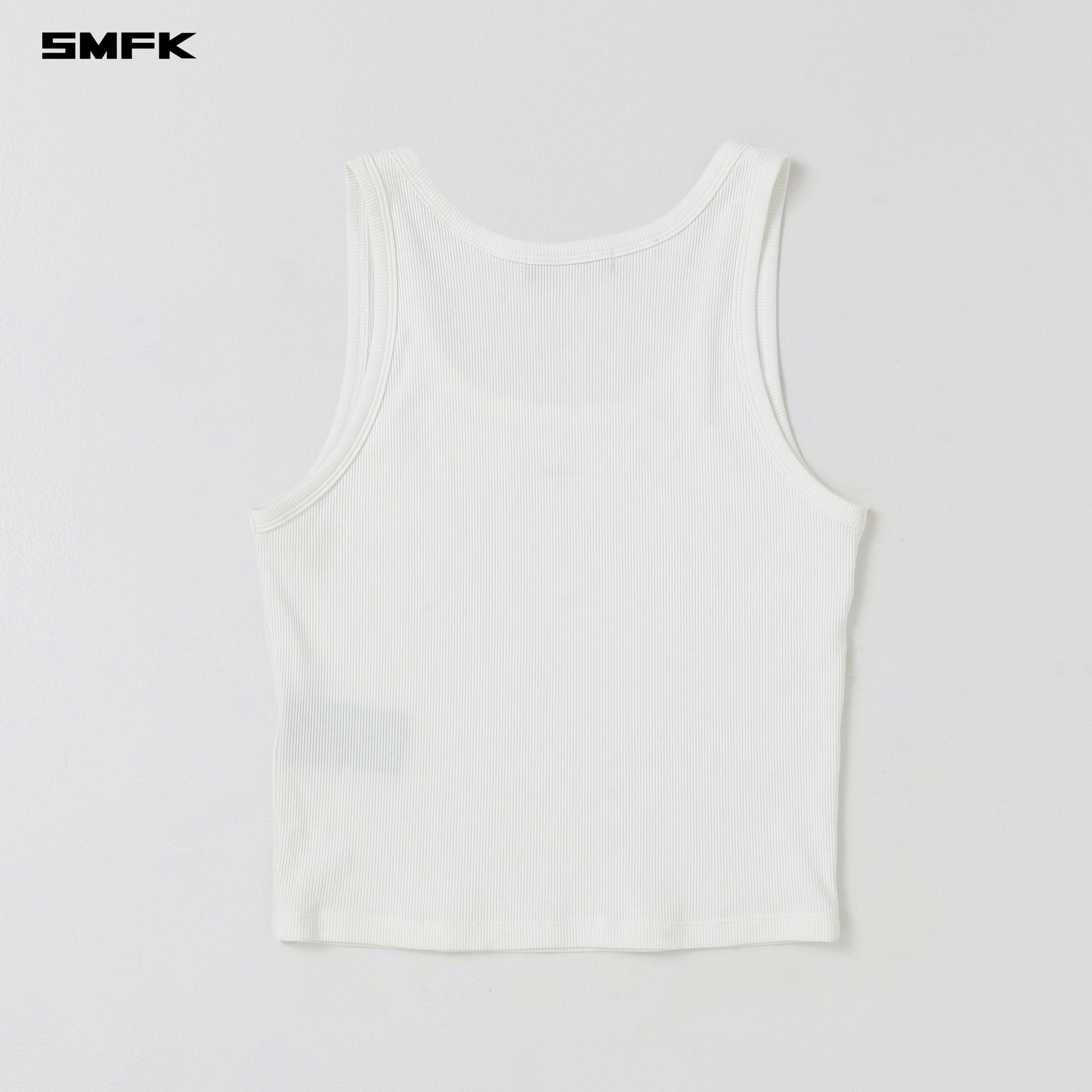 VINTAGE VANISH SILK TANK/GARMENT DYE CLOUD WHITE