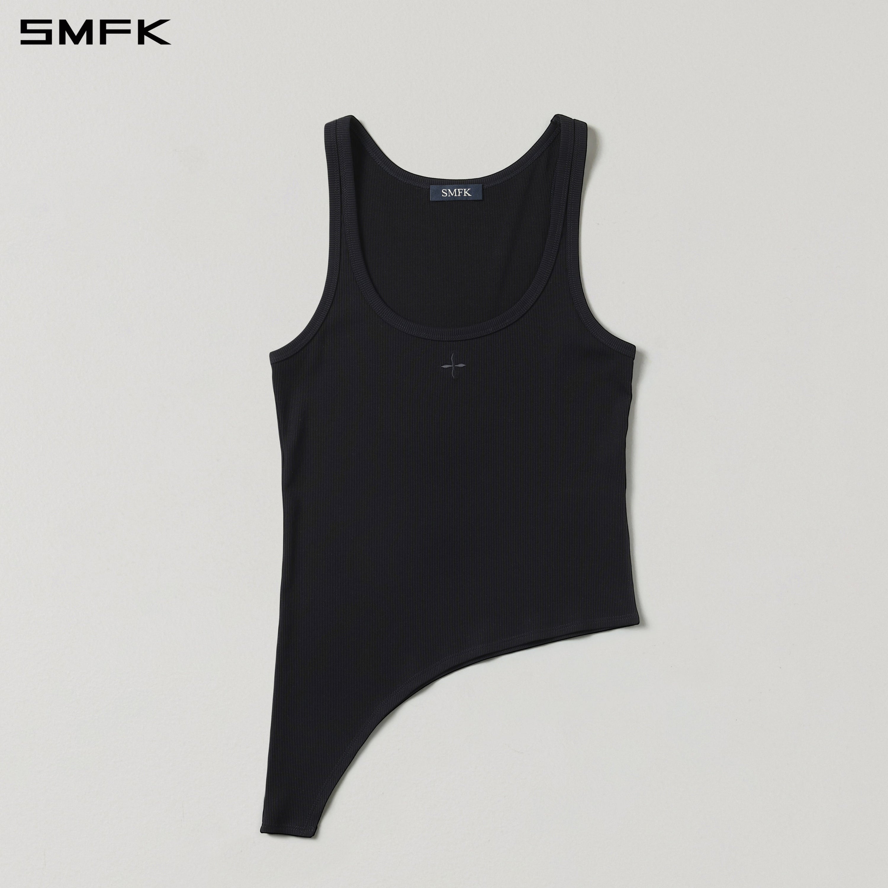VINTAGE NOMADIC GALE SILK TANK/SILK COTTON WILD BLACK