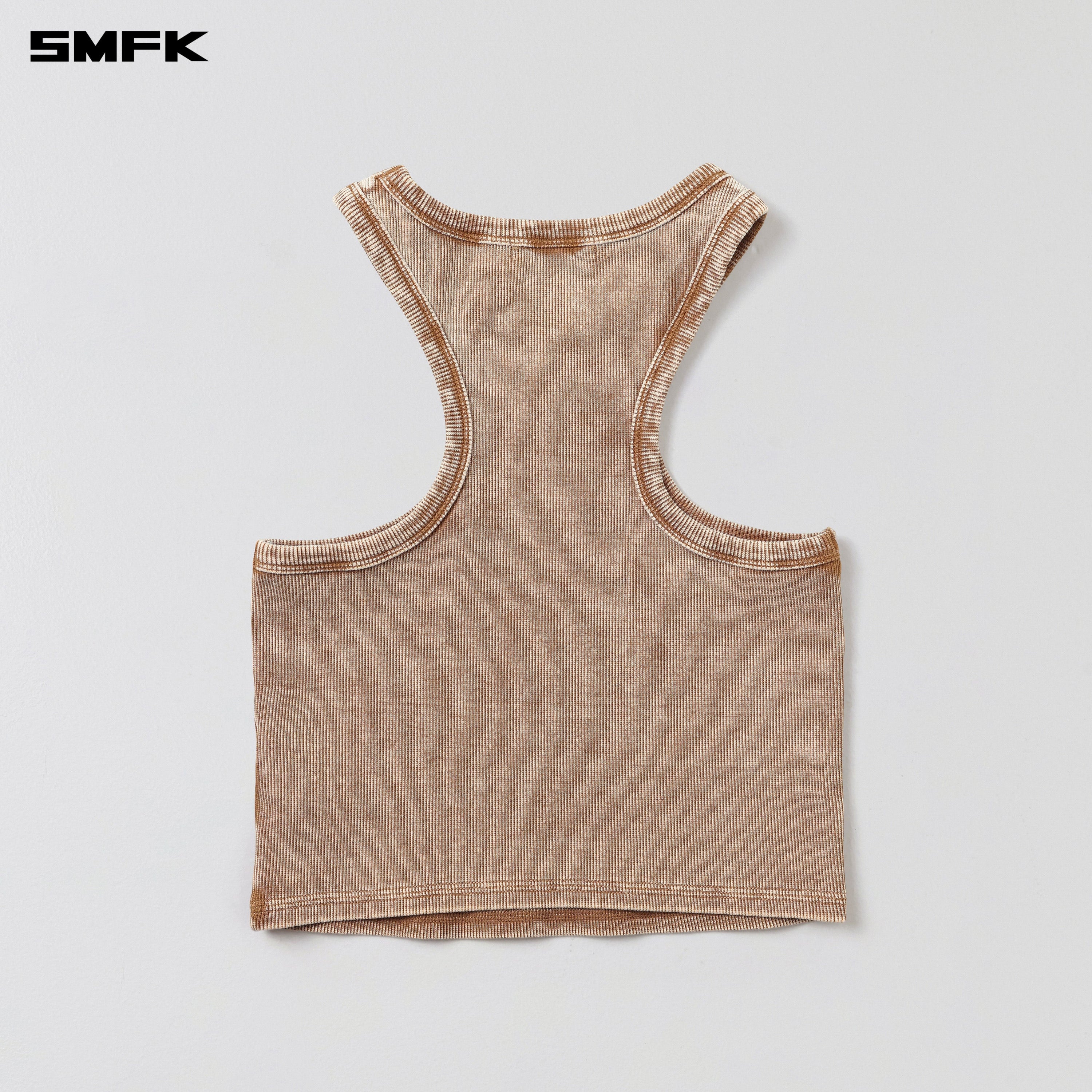 VINTAGE STORM FADE GYM TANK/FADE DYE VANISH BROWN