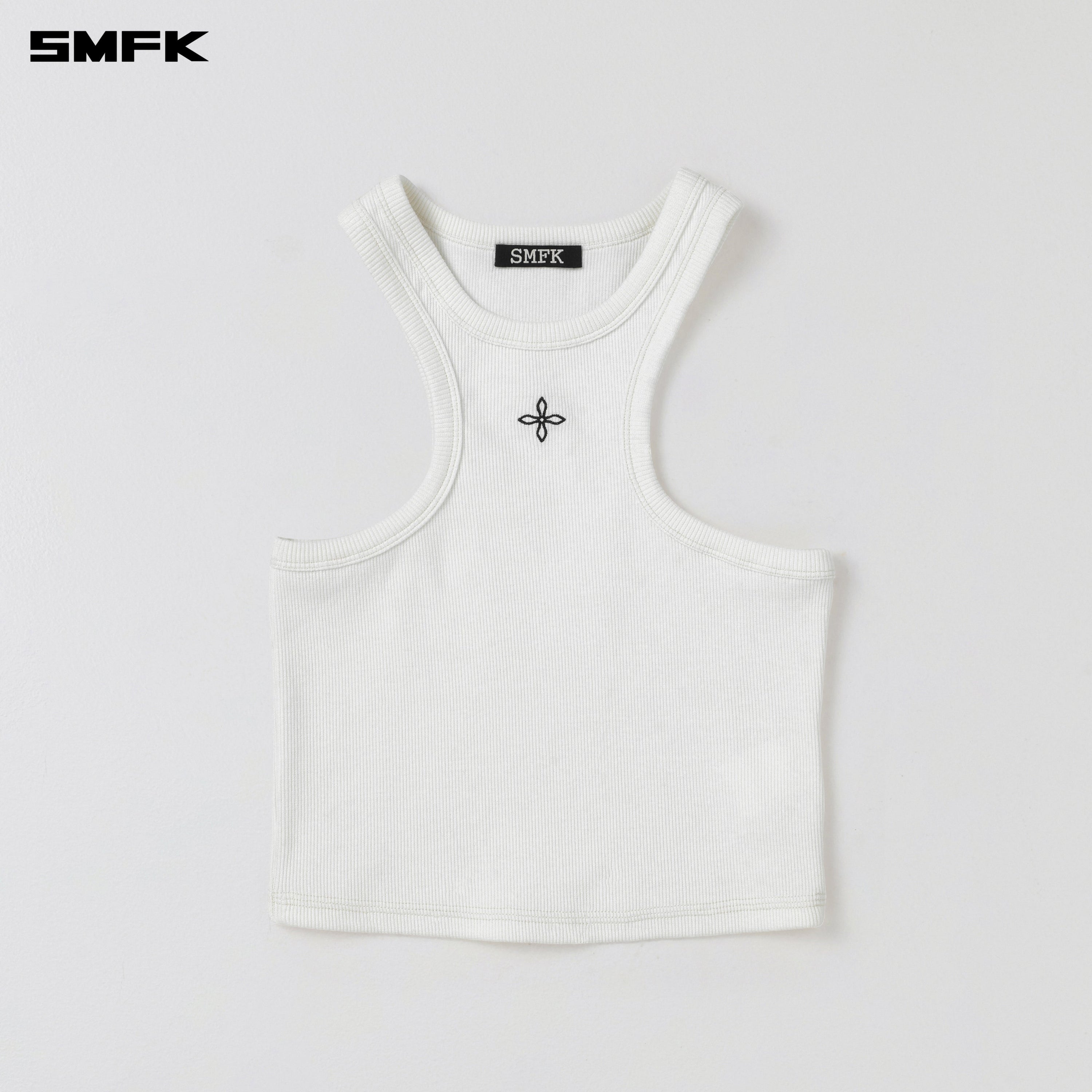 VINTAGE STORM FADE GYM TANK SNOW MOUNTAIN WHITE