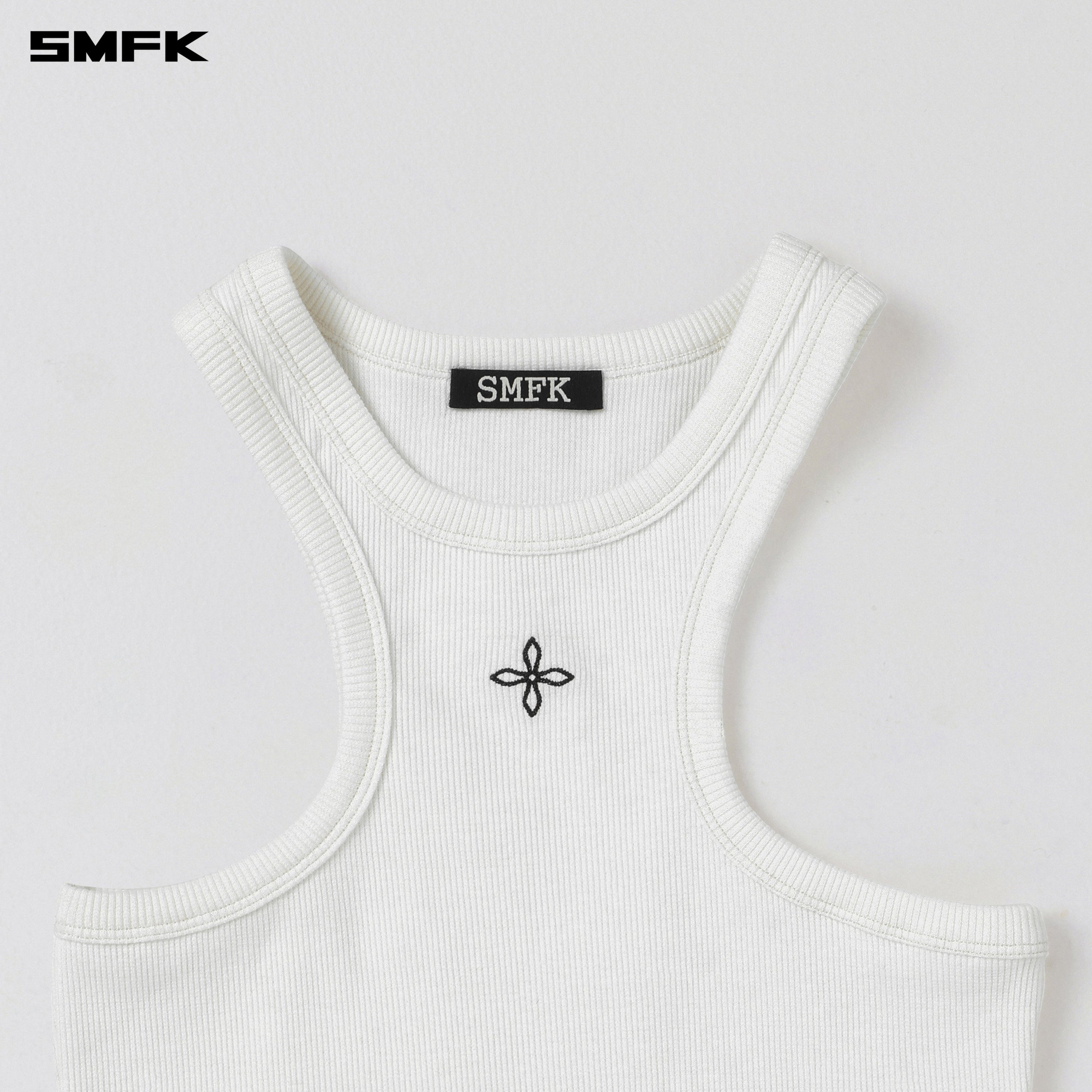 VINTAGE STORM FADE GYM TANK SNOW MOUNTAIN WHITE