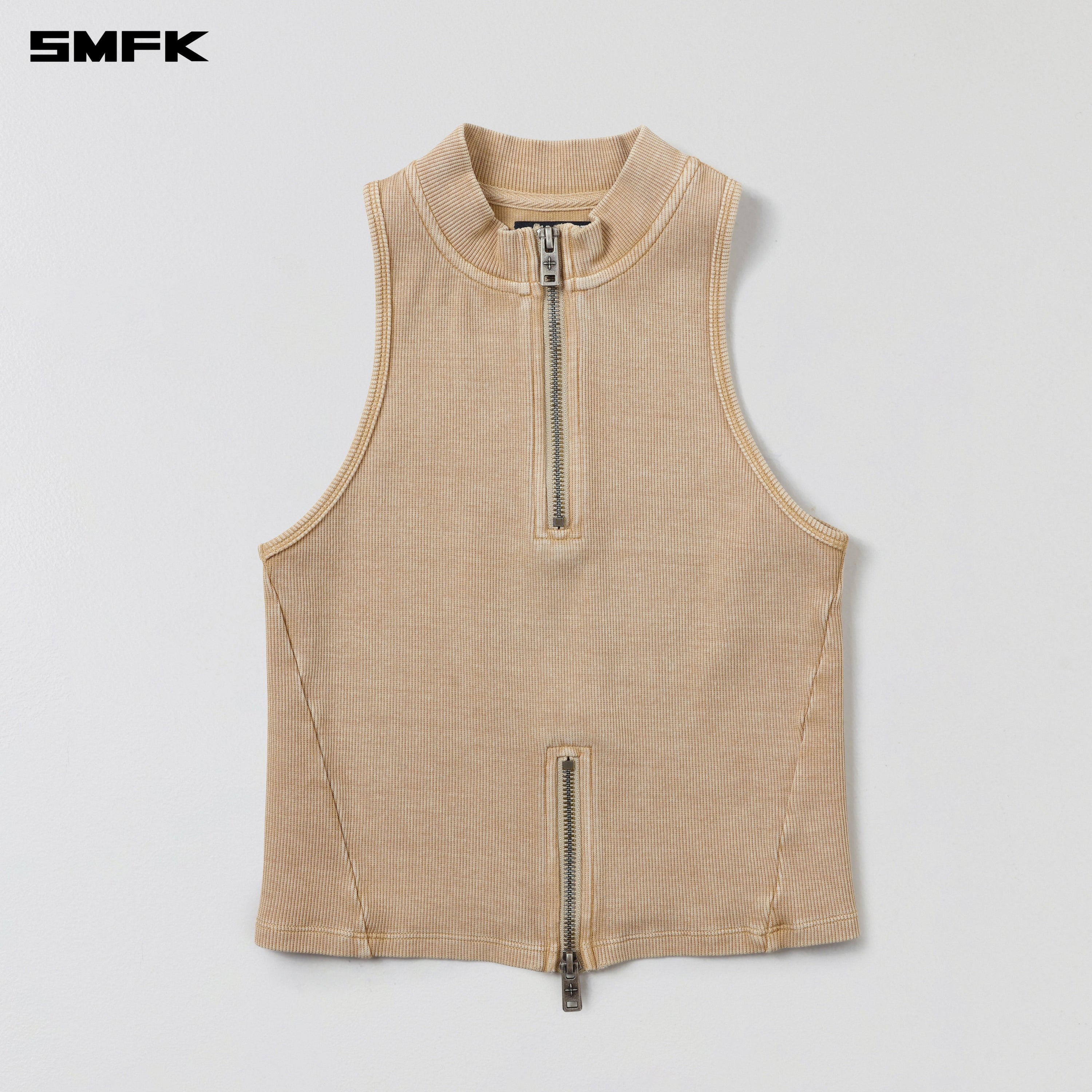 VINTAGE HIGH-NECK KILLER TANK/FADE DYE VANISH SAND