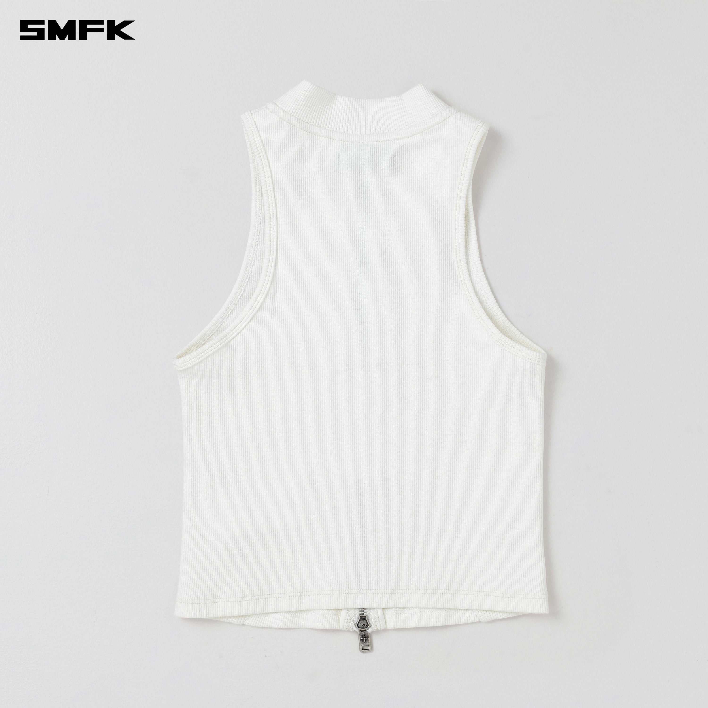 VINTAGE HIGH-NECK KILLER TANK SNOW MOUNTAIN WHITE