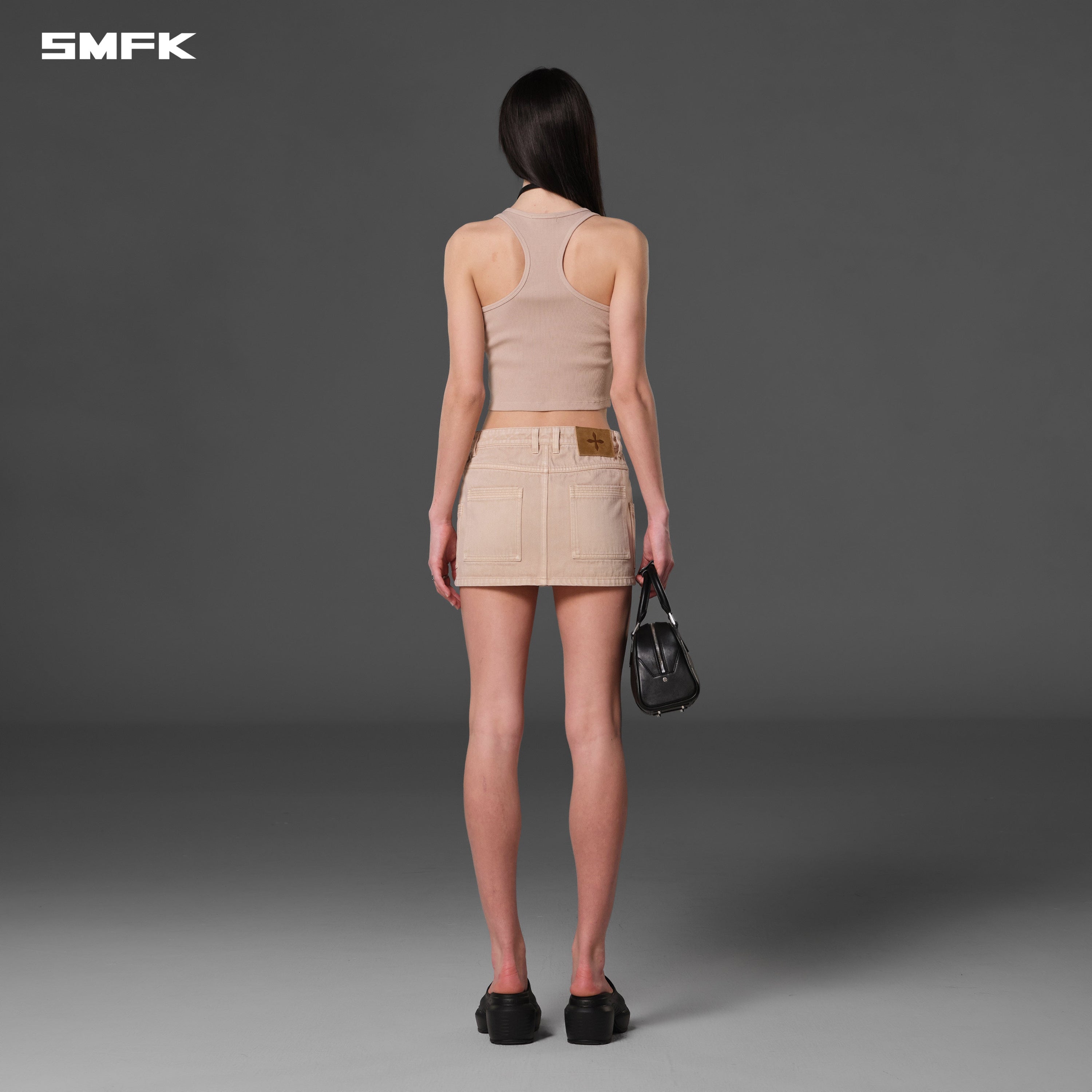 VINTAGE NOMADIC SLIM ZIP TANK/LONG-STAPLE COTTON FRESH SKIN
