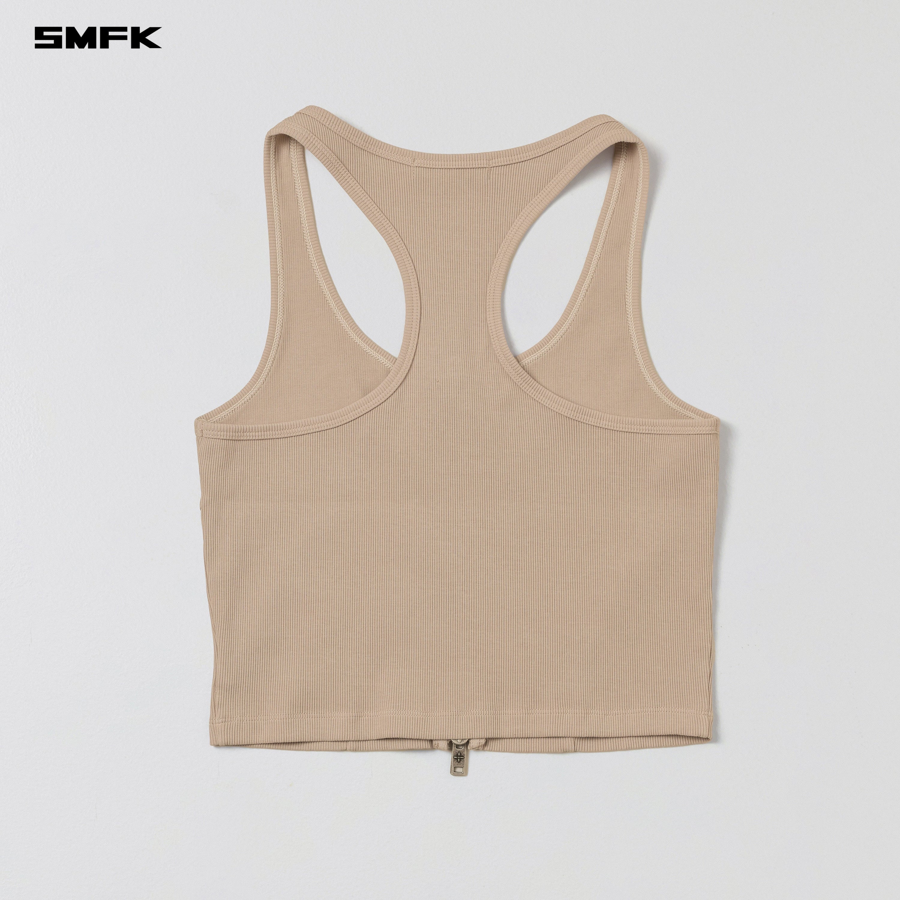 VINTAGE NOMADIC SLIM ZIP TANK/LONG-STAPLE COTTON FRESH SKIN