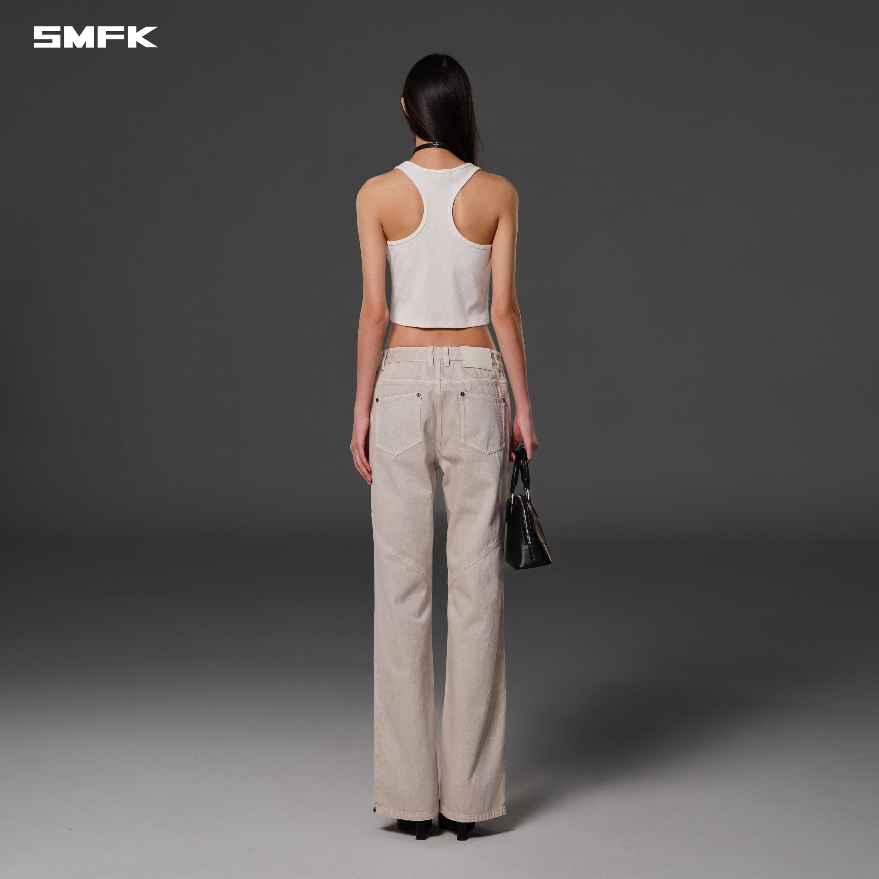 VINTAGE NOMADIC SLIM ZIP TANK/LONG-STAPLE COTTON CLOUD WHITE