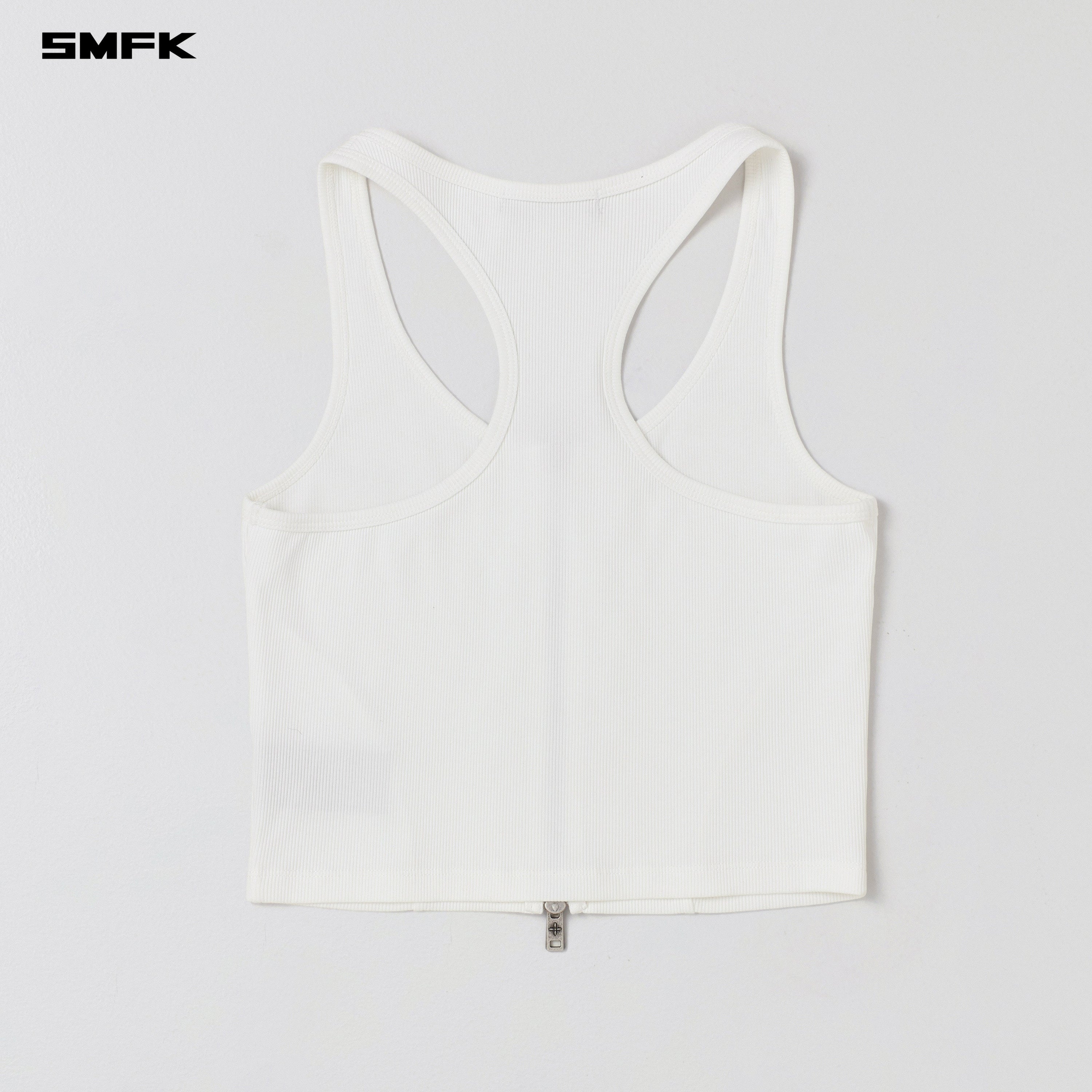 VINTAGE NOMADIC SLIM ZIP TANK/LONG-STAPLE COTTON CLOUD WHITE