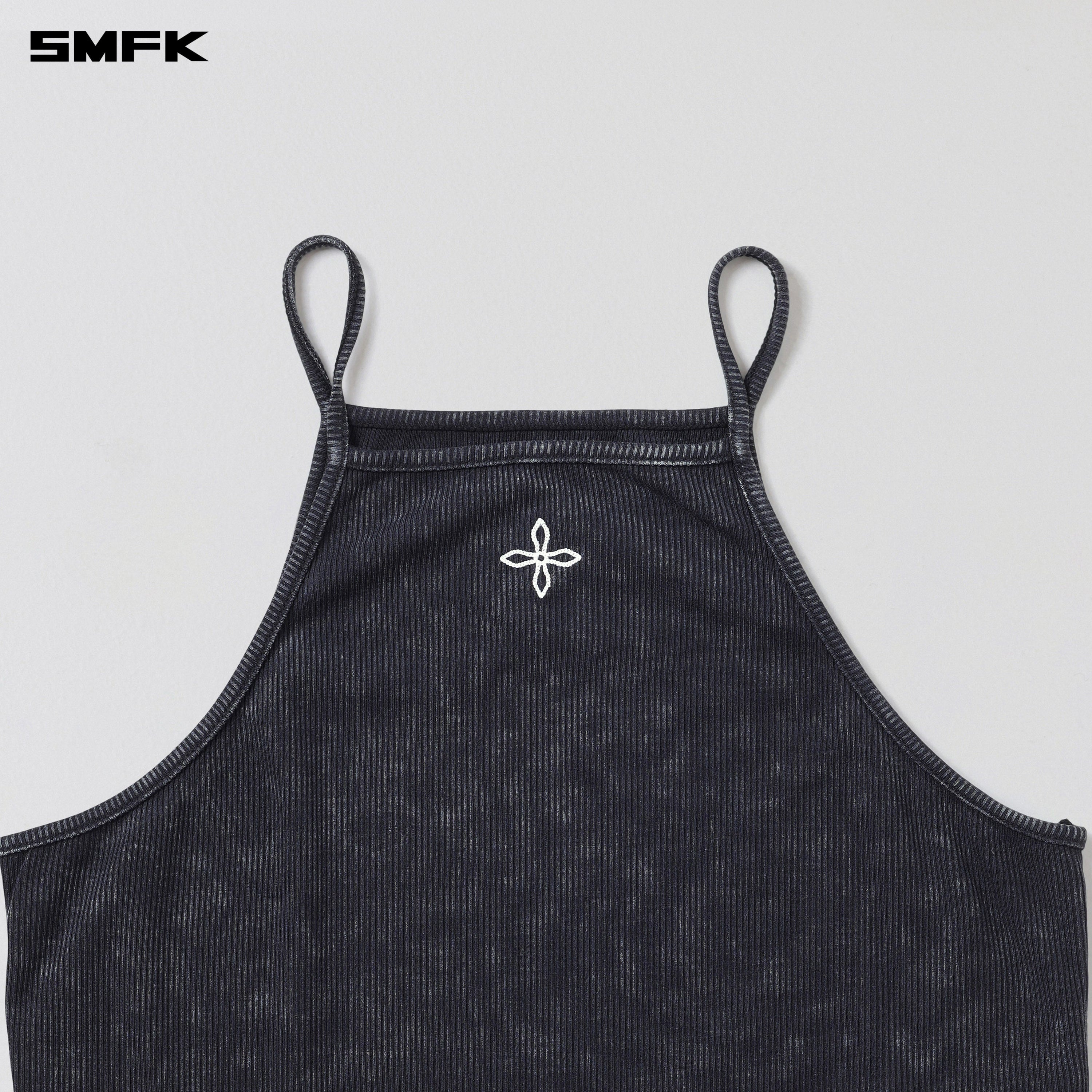 VINTAGE STORM FADE FLAT CAMISOLE/FADE DYE VANISH BLACK