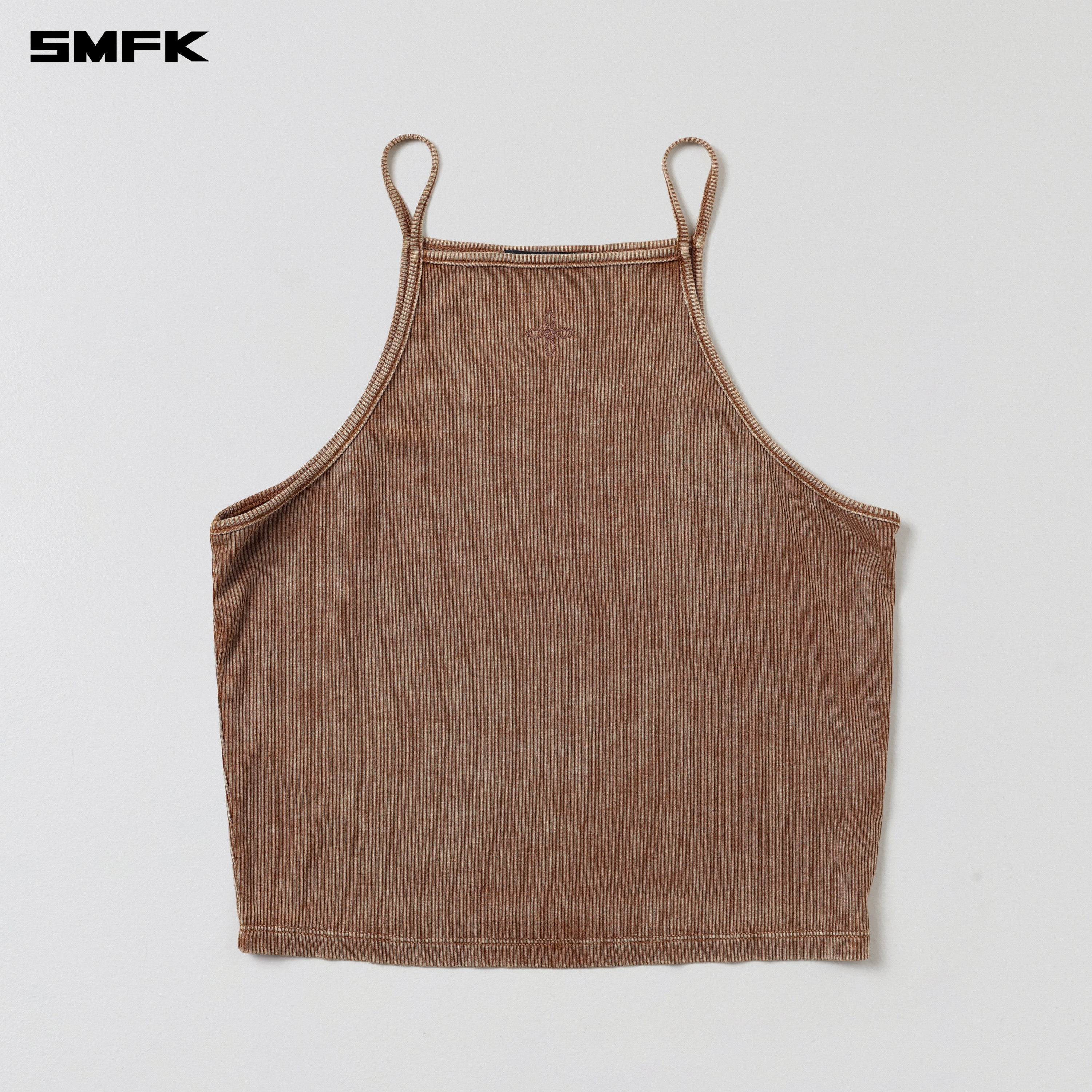 VINTAGE STORM FADE FLAT CAMISOLE / FADE DYE VANISH BROWN