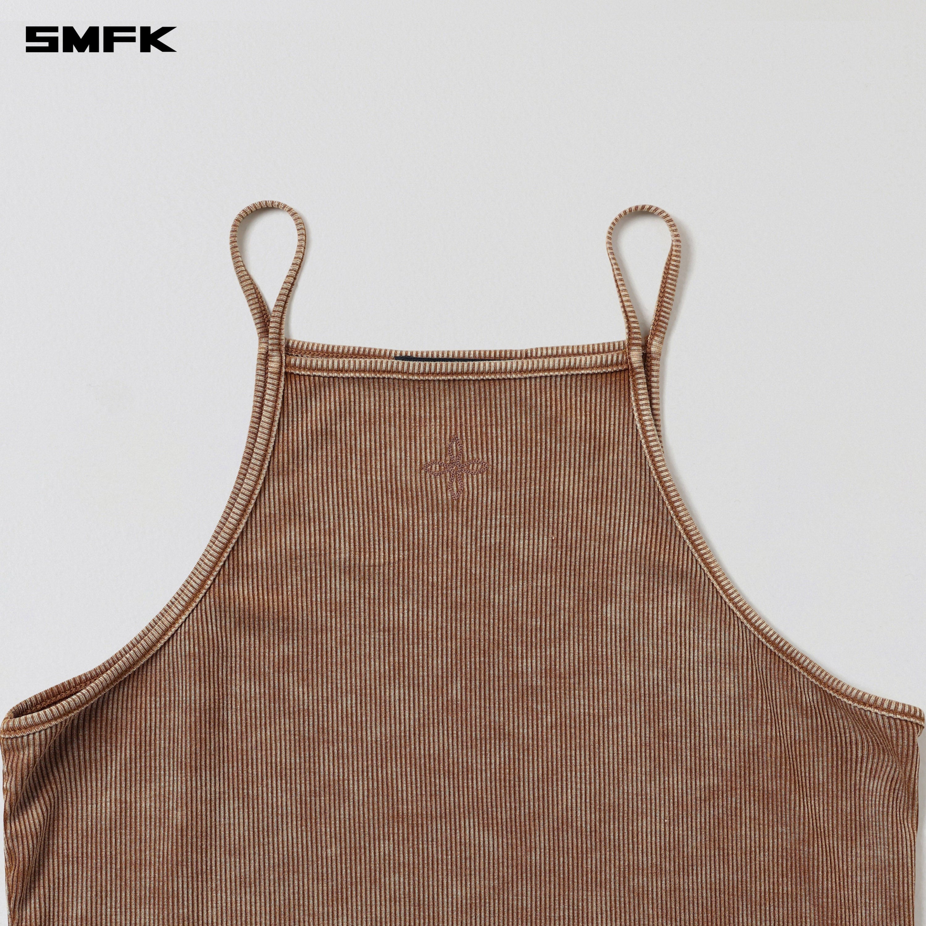 VINTAGE STORM FADE FLAT CAMISOLE / FADE DYE VANISH BROWN