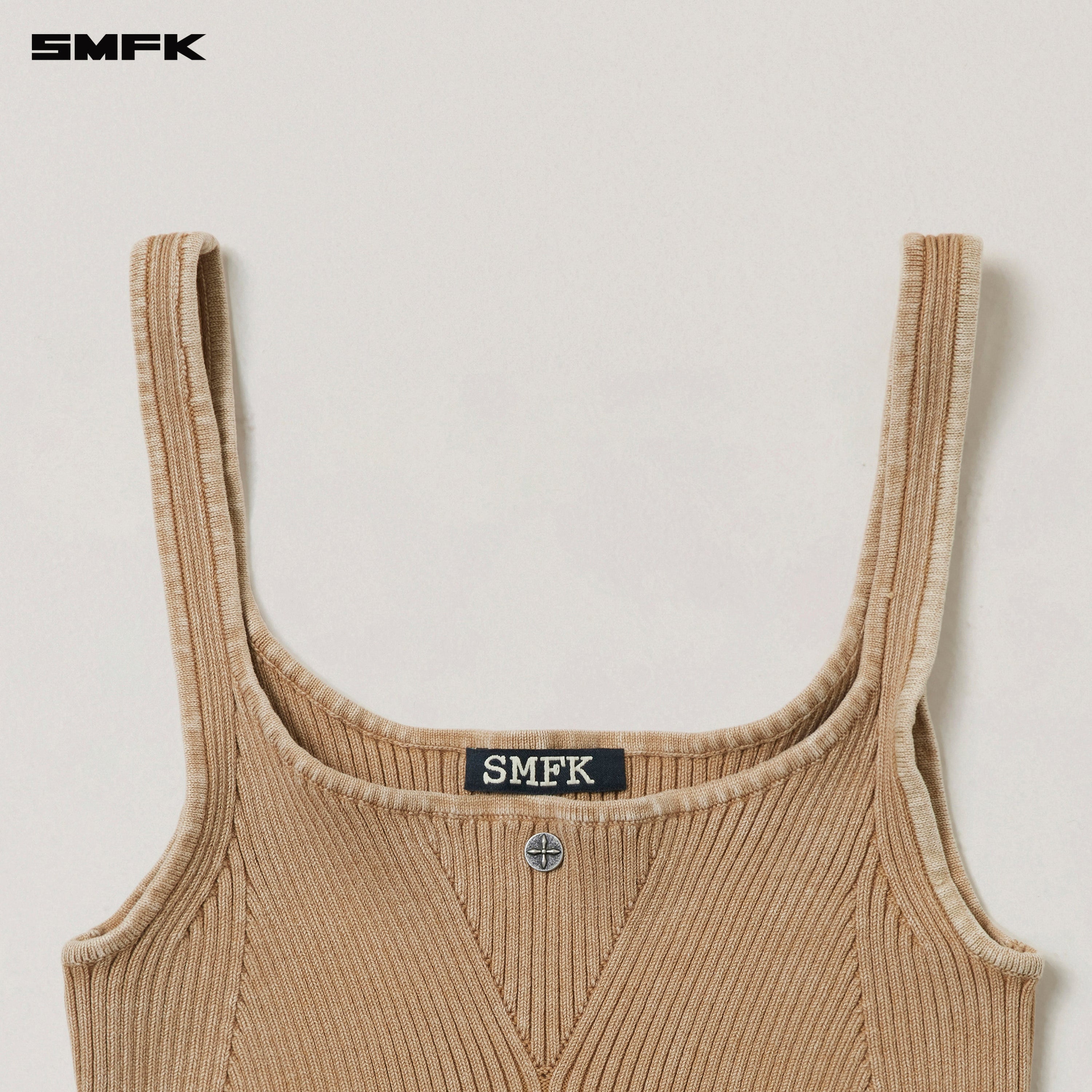 VINTAGE-SAVAGE KNIT TANK/STONE WASH VANISH SAND