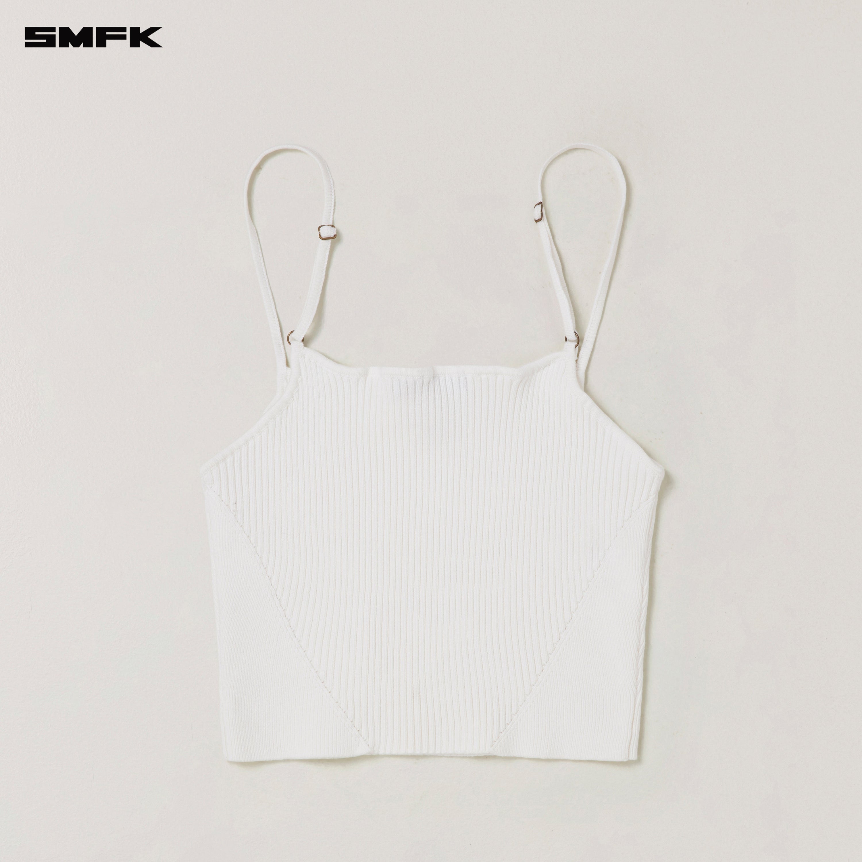 VINTAGE-SAVAGE KNIT CAMISOLE/STONE WASH VANISH WHITE