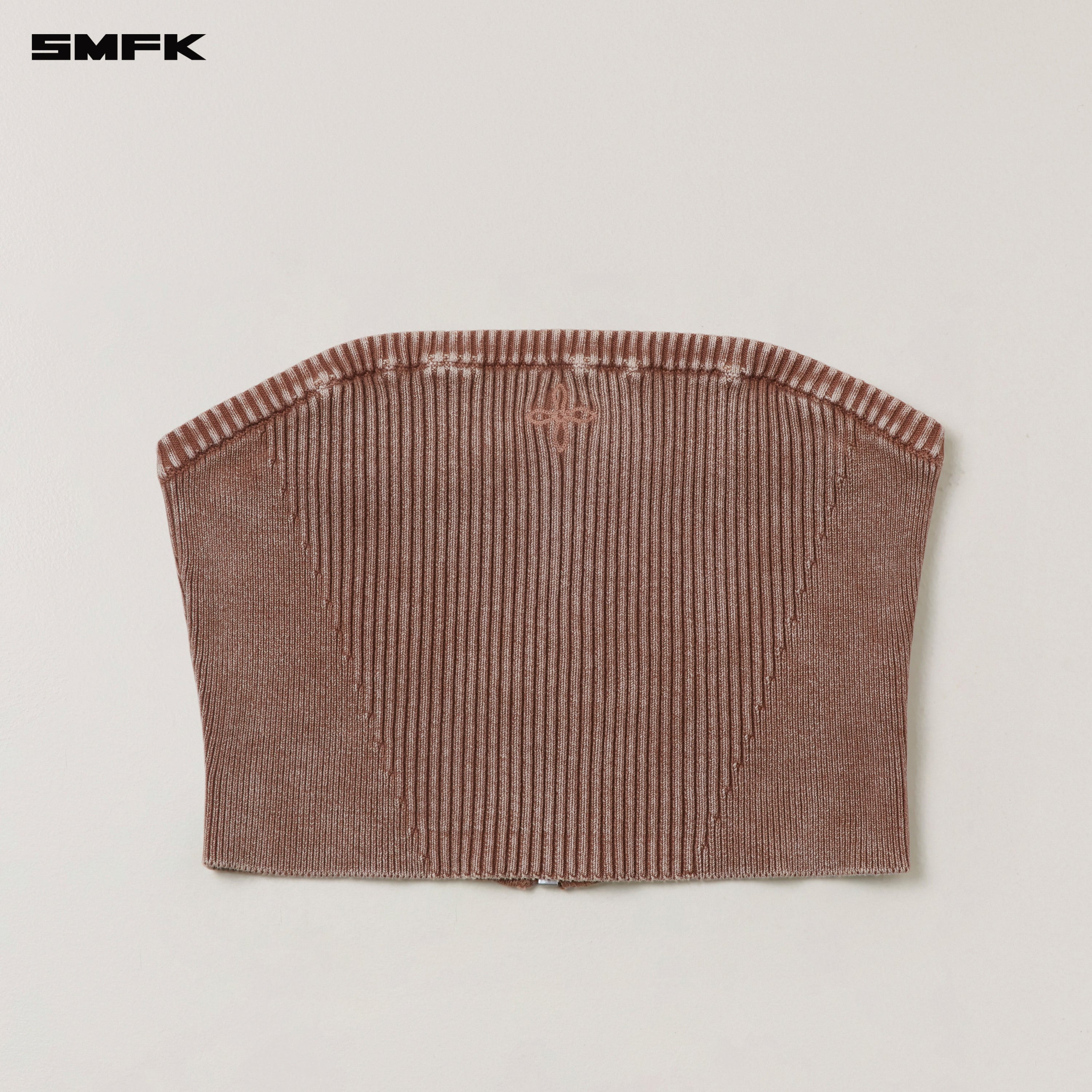 VINTAGE-SAVAGE KNIT BUSTIER/STONE WASH VANISH BROWN