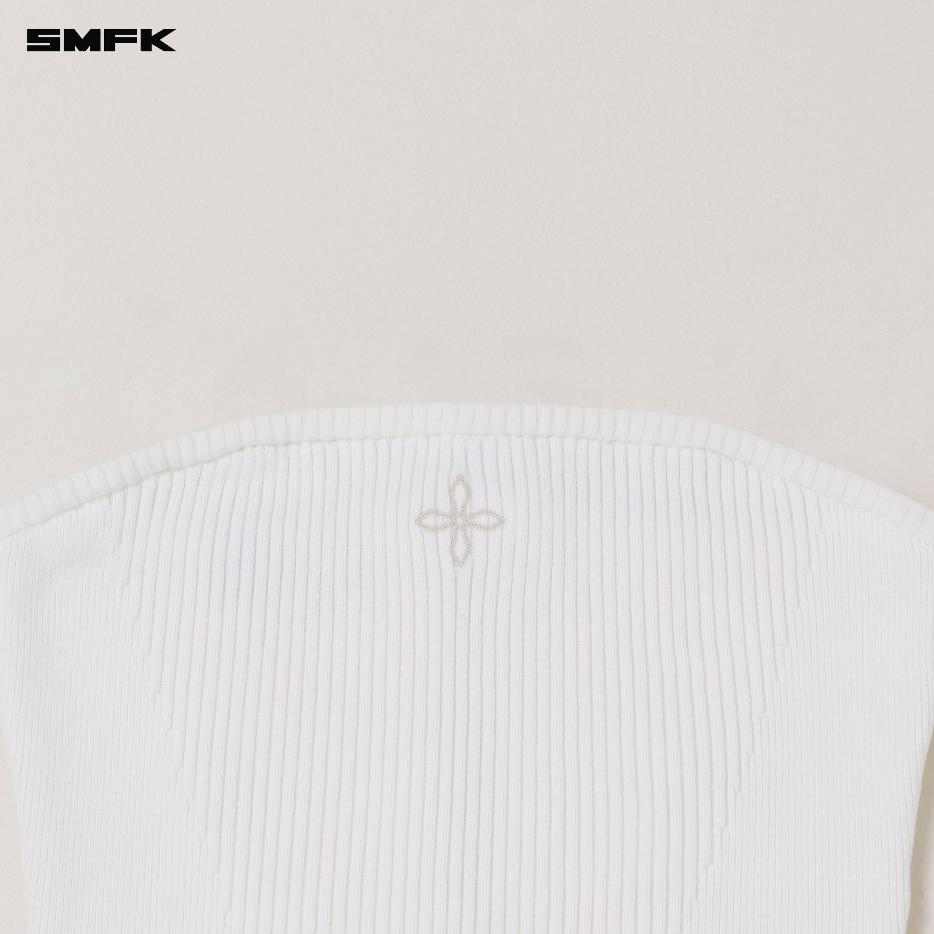 VINTAGE-SAVAGE KNIT BUSTIER/STONE WASH VANISH WHITE