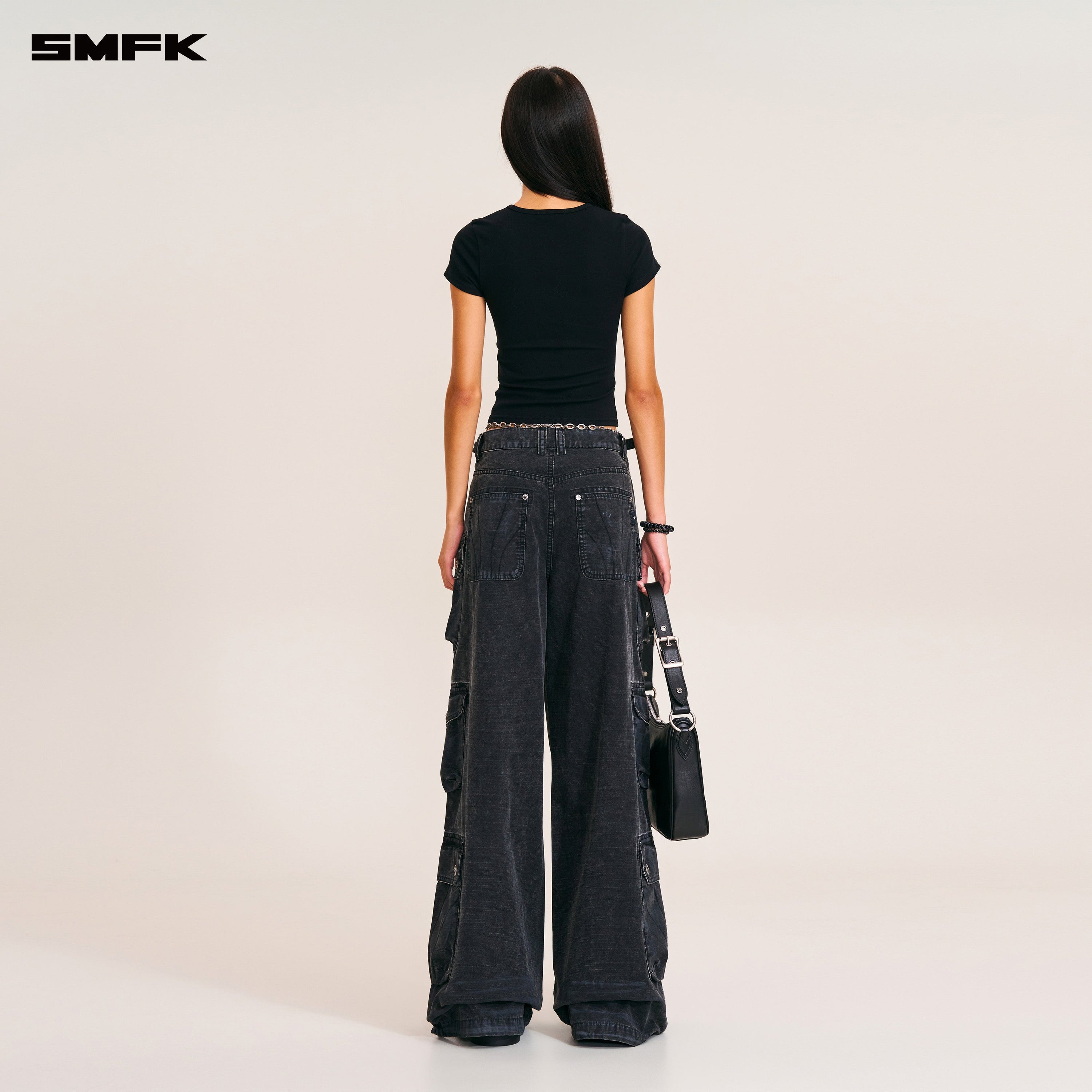 VINTAGE STORM FADE BODY TEE WILD BLACK