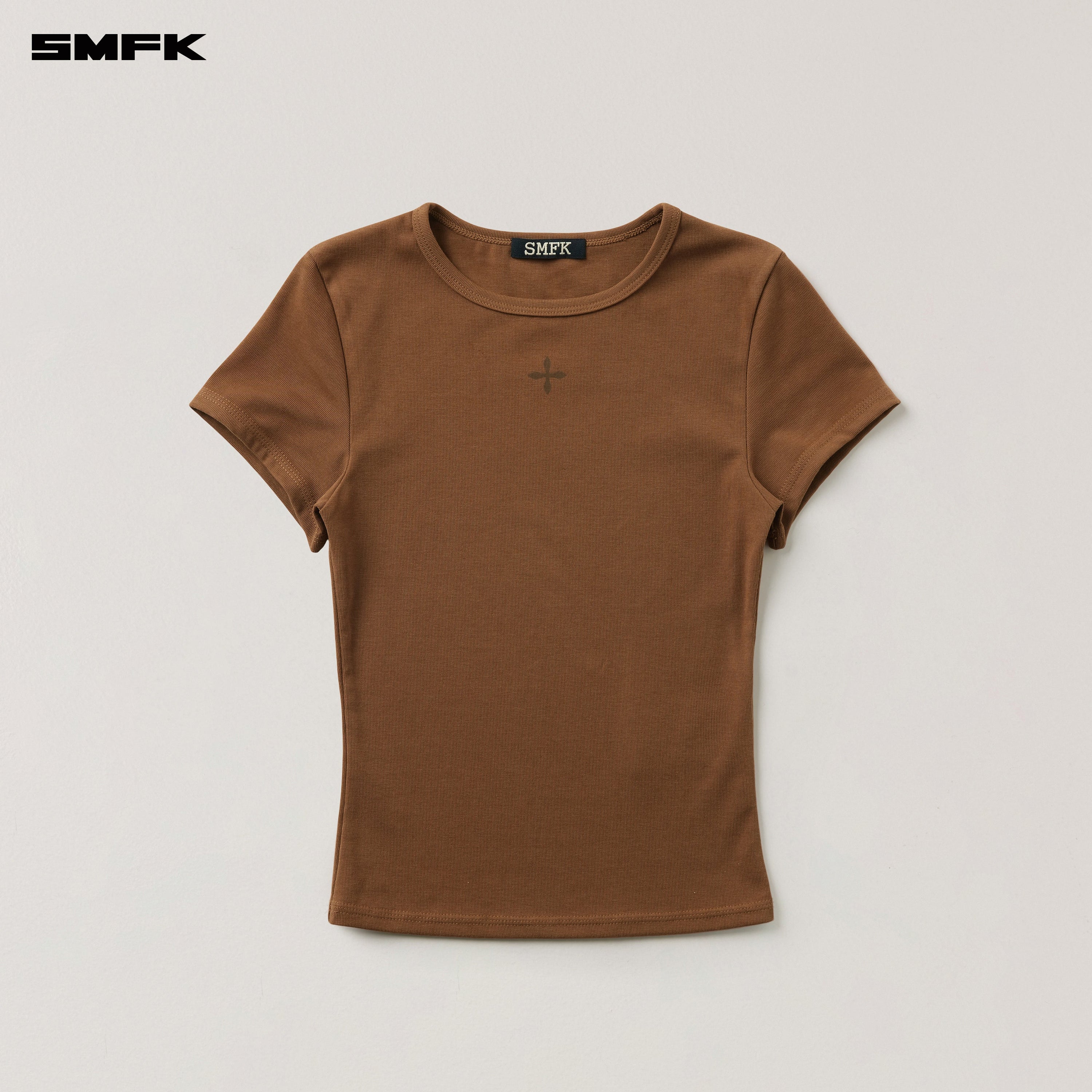 VINTAGE STORM FADE BODY TEE WILD BROWN