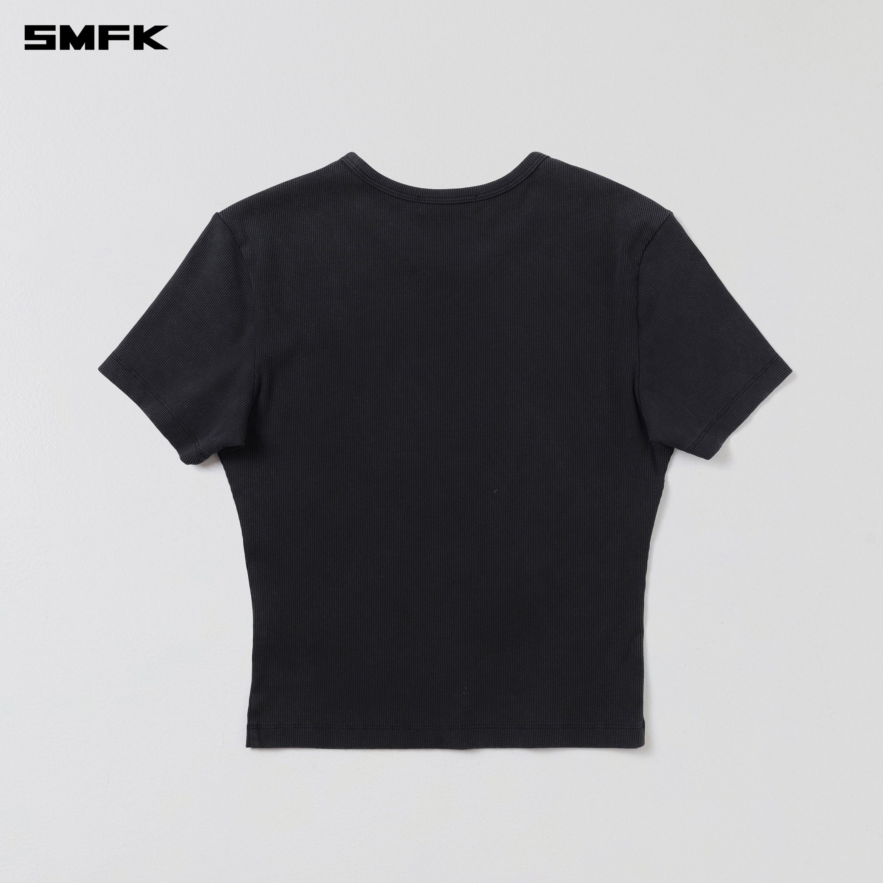 VINTAGE VANISH SILK TEE/GARMENT DYE VANISH BLACK