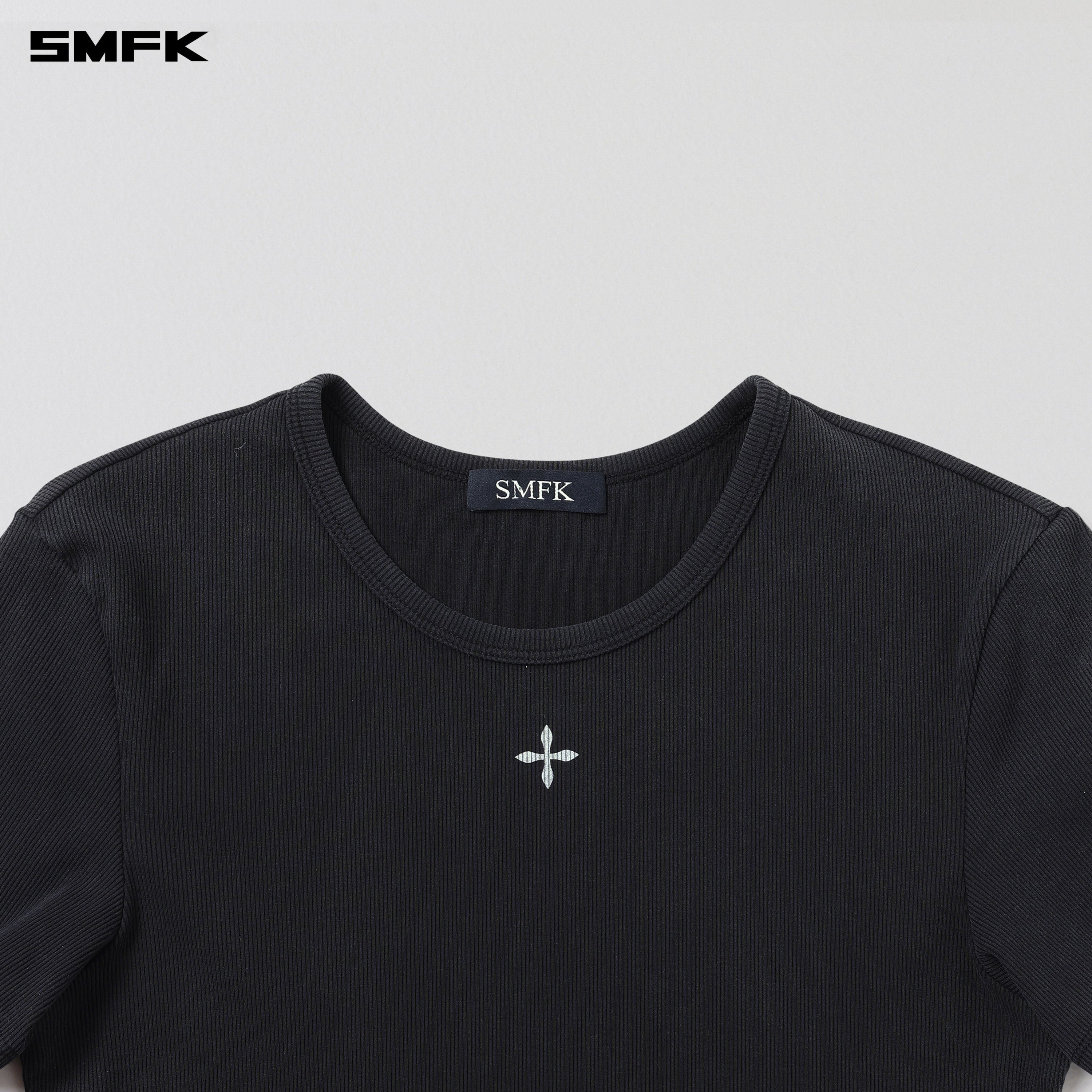 VINTAGE VANISH SILK TEE/GARMENT DYE VANISH BLACK