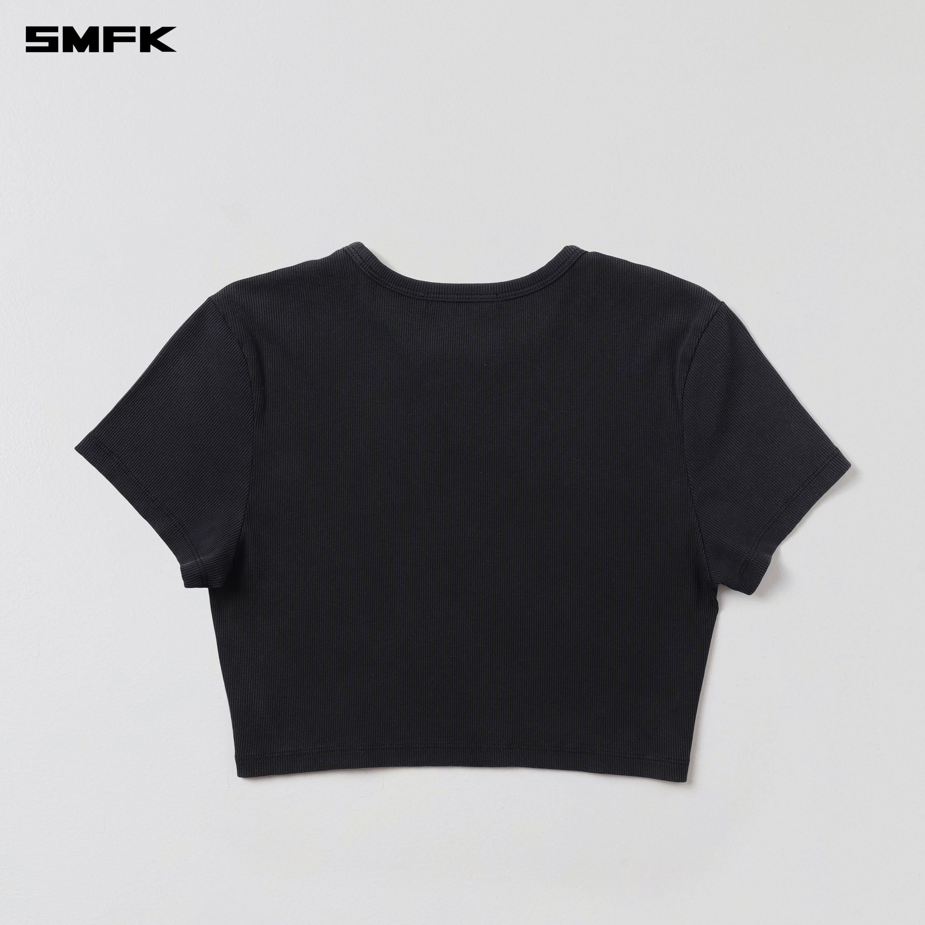 VINTAGE VANISH SILK SHORT TEE/GARMENT DYE VANISH BLACK