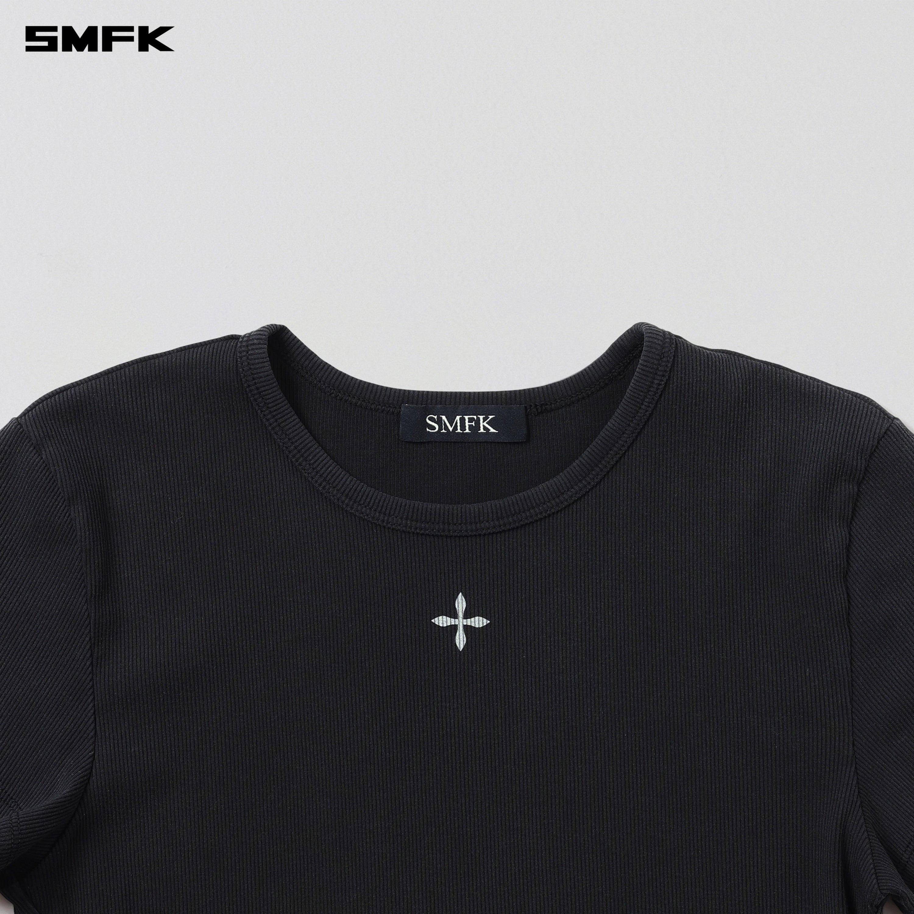 VINTAGE VANISH SILK SHORT TEE/GARMENT DYE VANISH BLACK