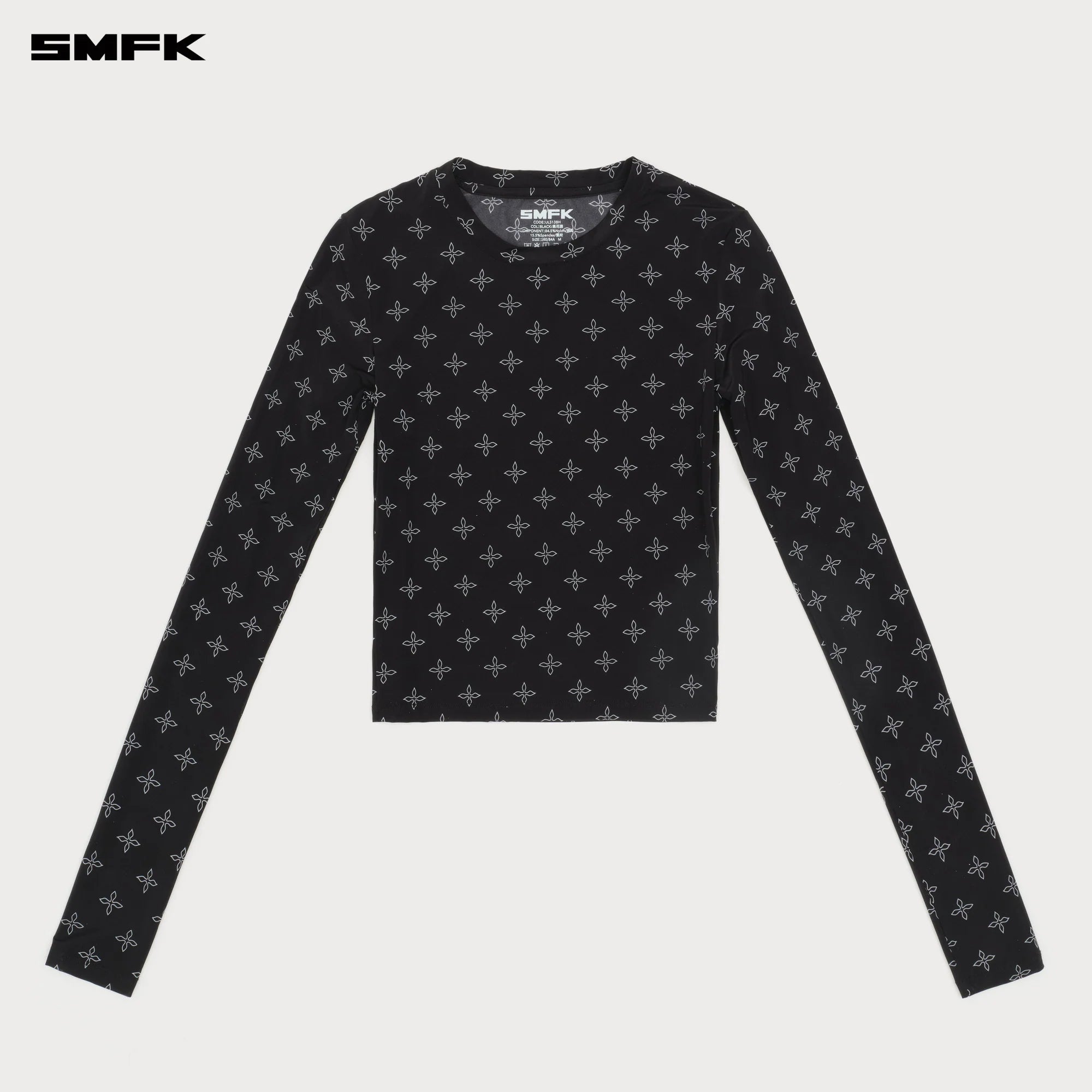 COMPASS HUG HAND-PAINTED GARDEN SLIM FIT TOP