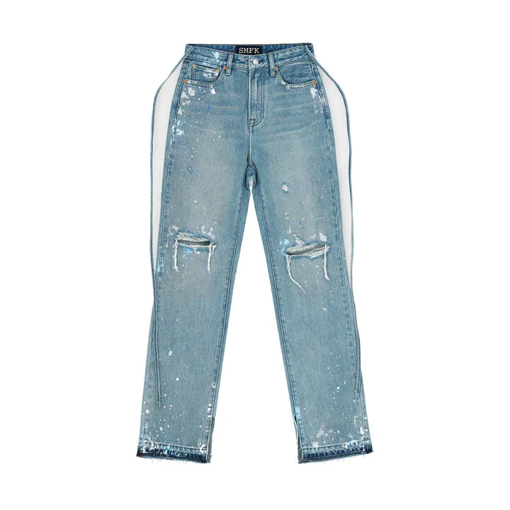 SMFK DANCER STRAIGHT LEG JEANS BLUE UP009BL