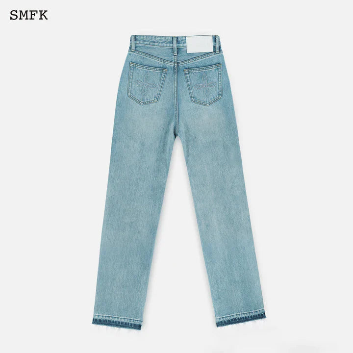 SMFK DANCER STRAIGHT LEG JEANS BLUE UP009BL