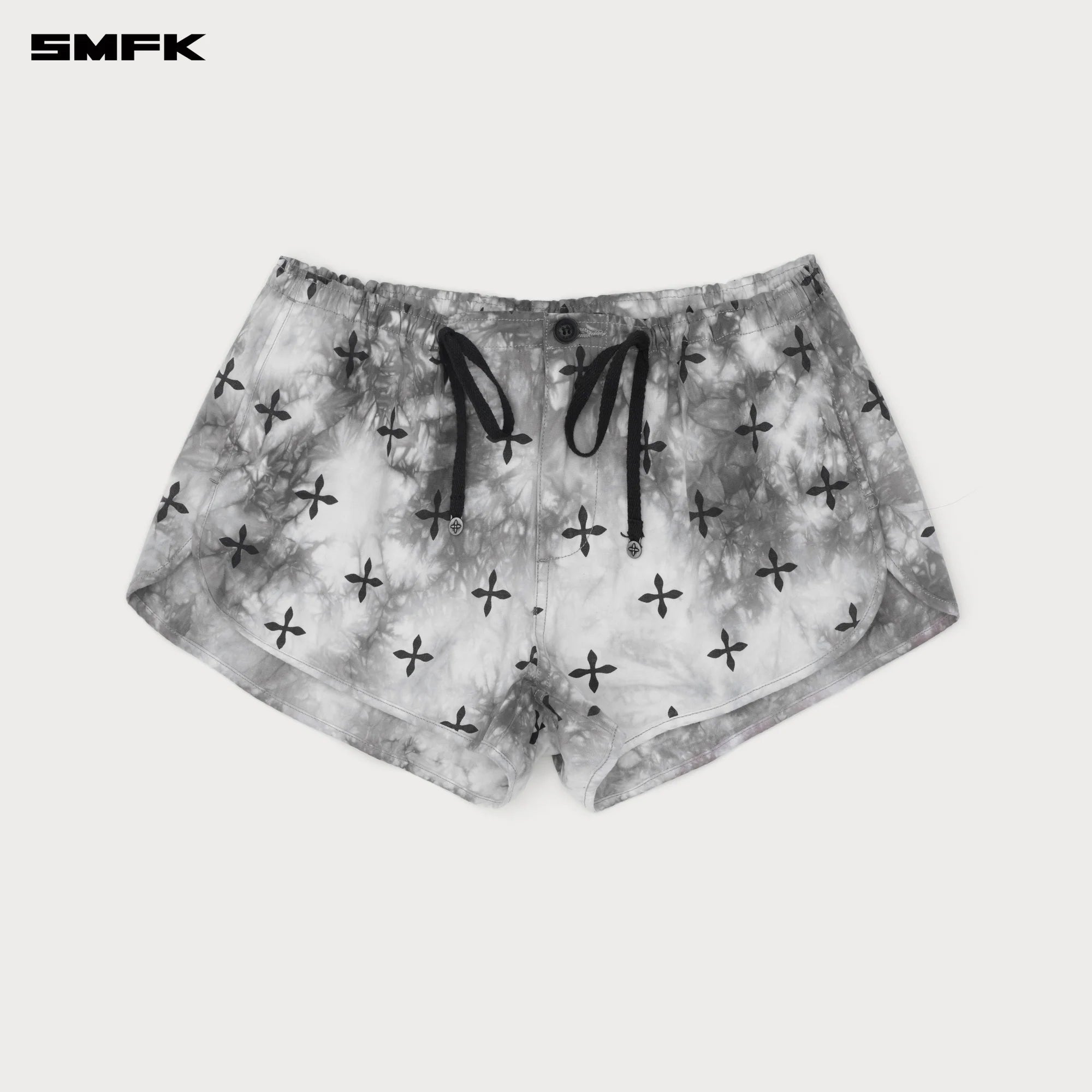 COMPASS INK GARDEN HANDMADE TIE DYE PARATROOPER SHORTS