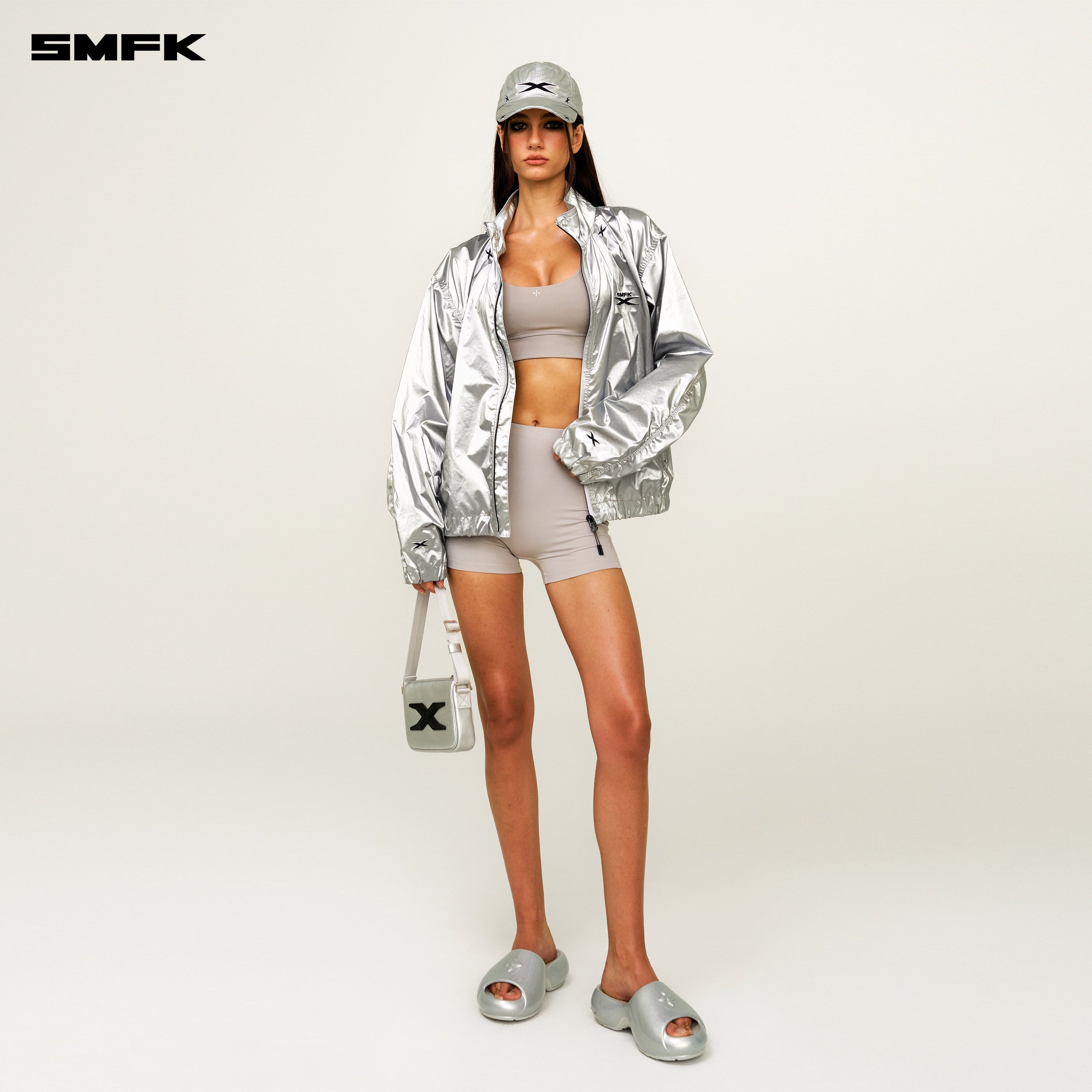 Future X One-piece Body-shaping Shorts Dust Grey