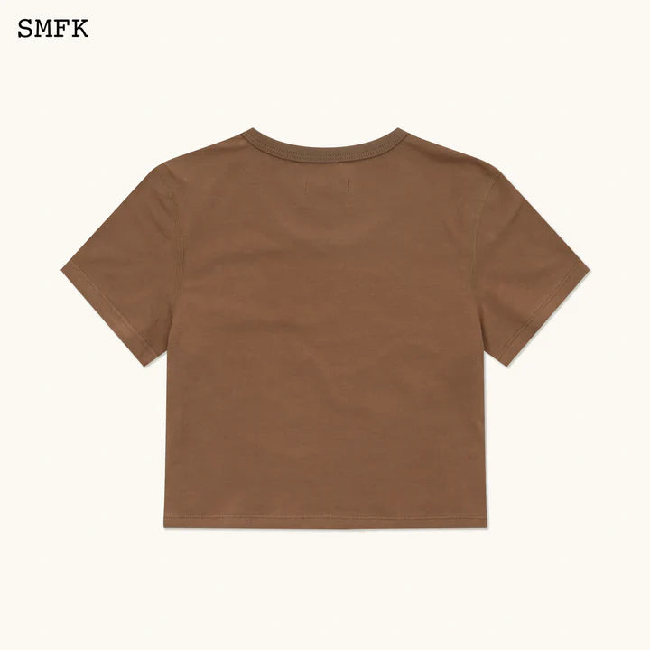 COMPASS CROSS SPORT TIGHTS TEE IN BROWN UT001K