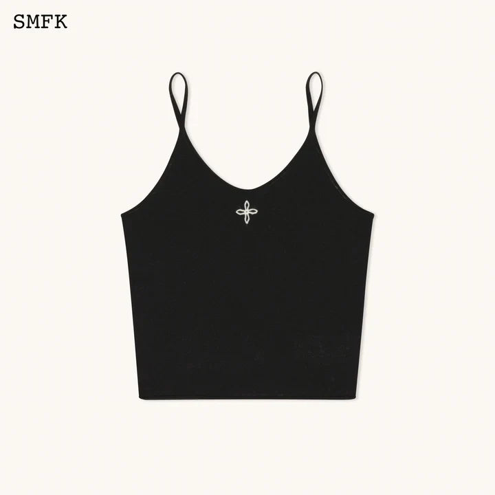 CROSS PATTERN CLASSIC WOOL KNITTED SUSPENDERS