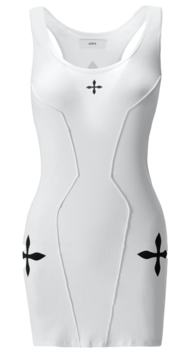 PERMANENT TENNIS DRESS WHITE UFT12W