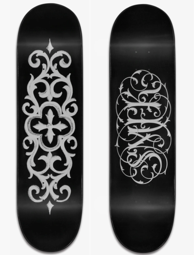 BLACK COMPASS CROSS BALCONY SKATEBOARD